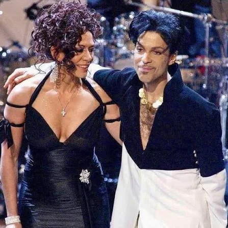 Prince and Susannah Melvoin after a performance