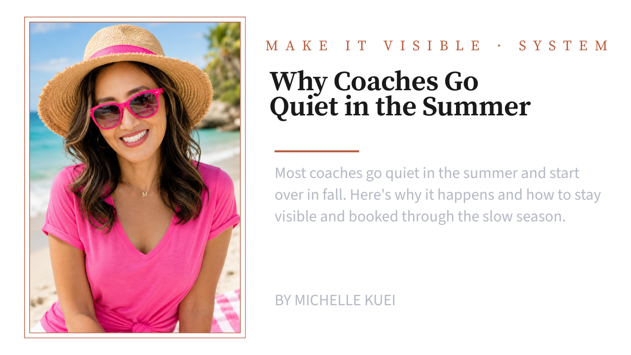 Why Coaches Go Quiet in the Summer