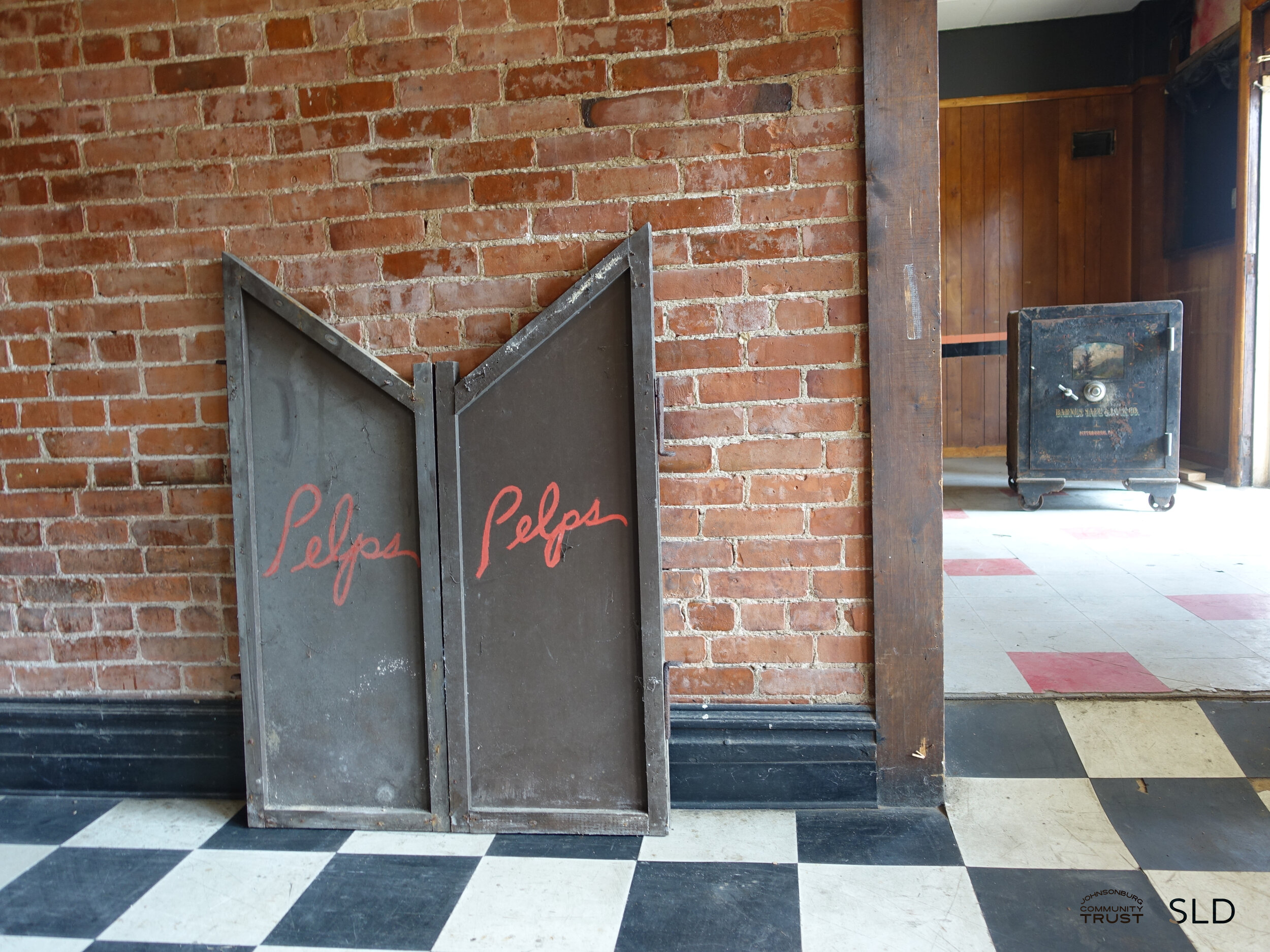 JCT vintage restaurant doors Brick Block.JPG