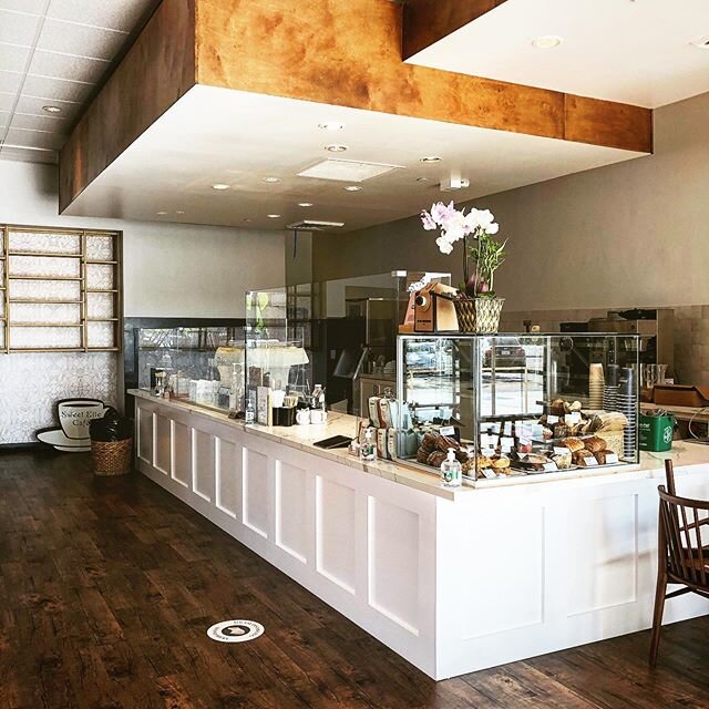 ✨Phase 1: NOW OPEN! EXTENDED HOURS (8am-3pm)+OUTDOOR SEATING✨

We have begun the first phase of our re-opening. Glass is up on the counters, several hand sanitizing stations throughout, tables and chairs still put away but we are now welcoming our Sw