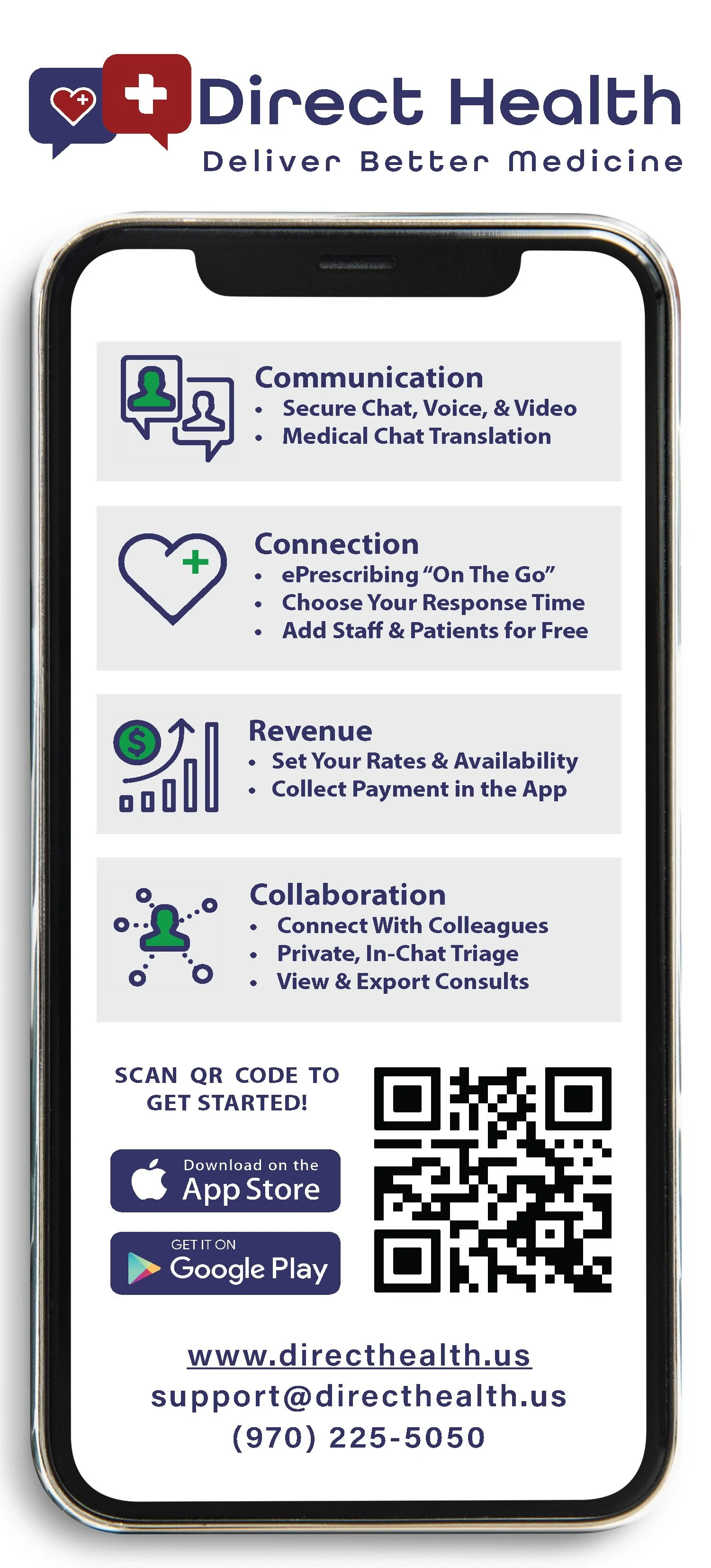 1/3rd page handbill used in conferences and gift bags.