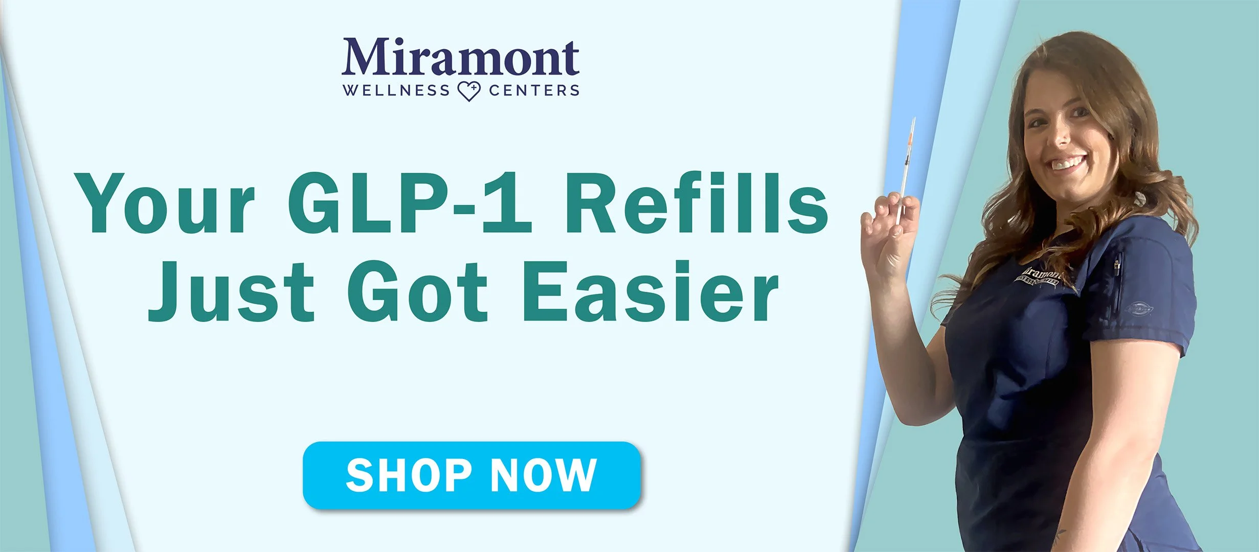 Email campaign header image for weight care patients.