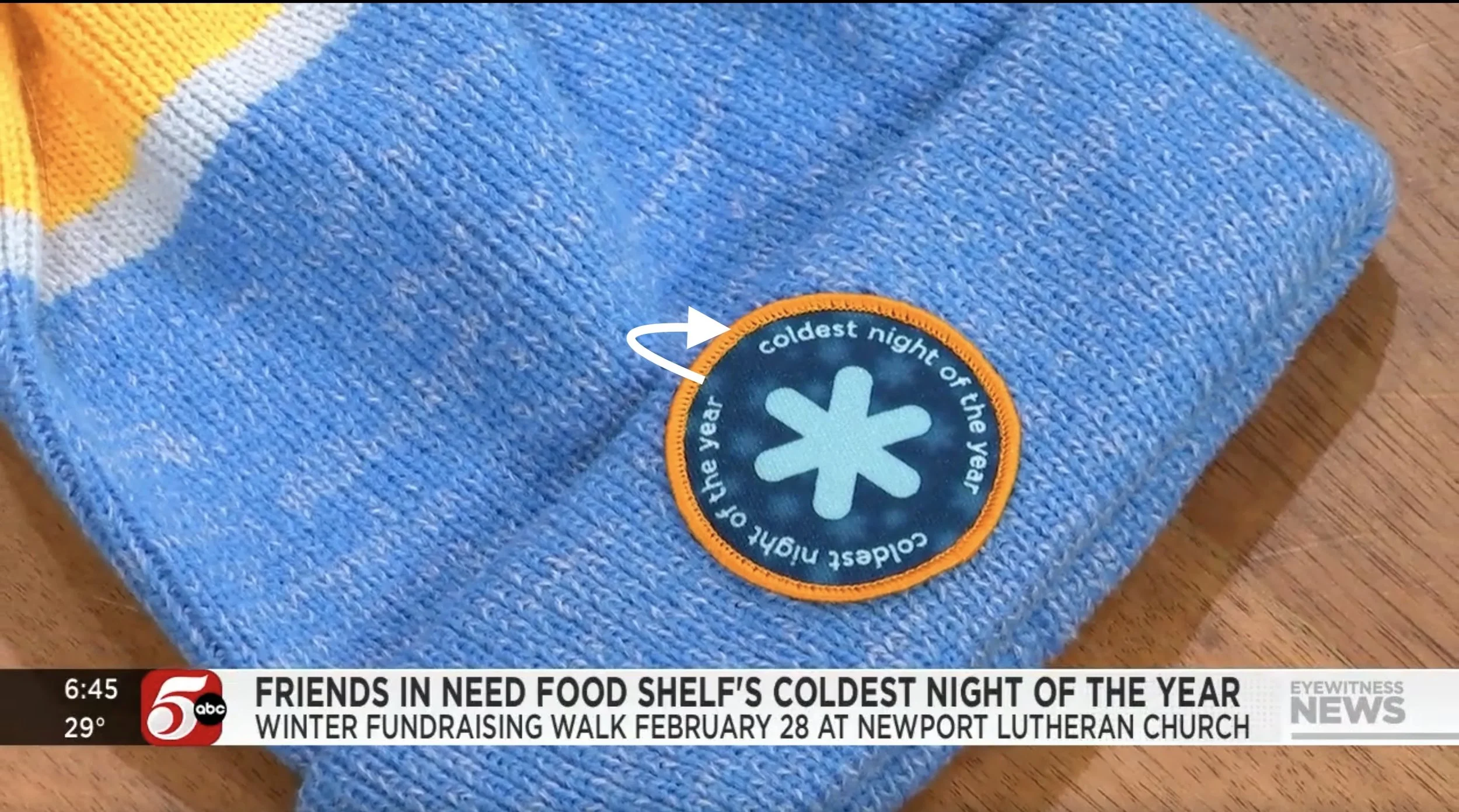 Friends in Need TV Coverage