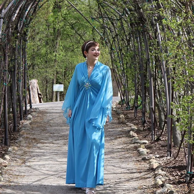 My love on her way to prom in vintage 60&rsquo;s. #happymothersday #daughterlove #museateliervintage