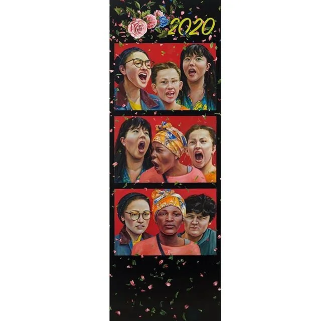 &ldquo;Class of 2020 (Changing Faces)&rdquo; 60x24&rdquo;
Oil on Panel, #marchforourlives  #roadtochange #2020quarantine #contemporaryfigurative #contemporaryportrait #contemporaryart