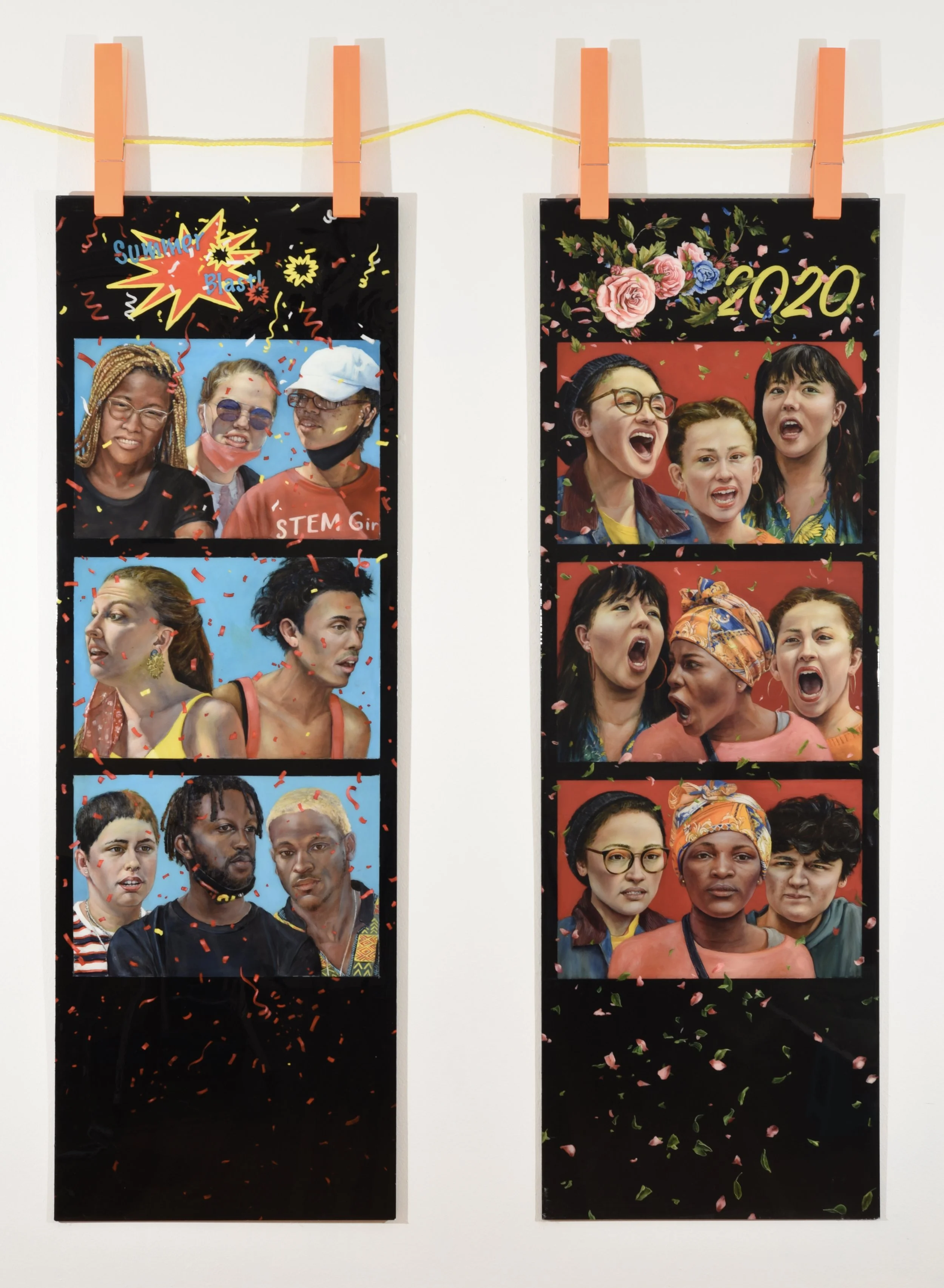 Photo Booth Strip Installation