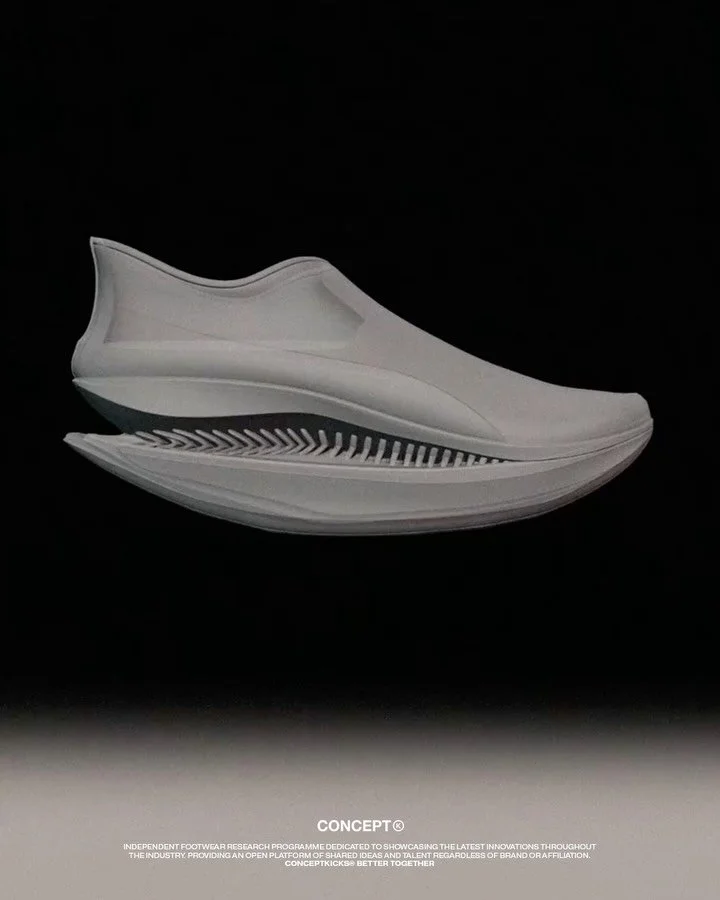 PUMA NITRO ELITE [ Concept ] :: Computational Motion Study

Concept performance model designed in 3D by @wolfganglaimer for PUMA. Exploring aerodynamic volume and sole geometry through a digital NITRO ELITE framework - a study in computational motion