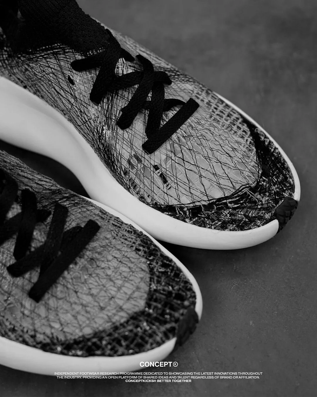 Futurecraft Strung :: Early Robotic Weaving Prototype

Very early adidas Futurecraft Strung prototype - exploring robotic weaving capable of tuning material performance down to the square centimeter. Each zone of the upper is programmed for specific 