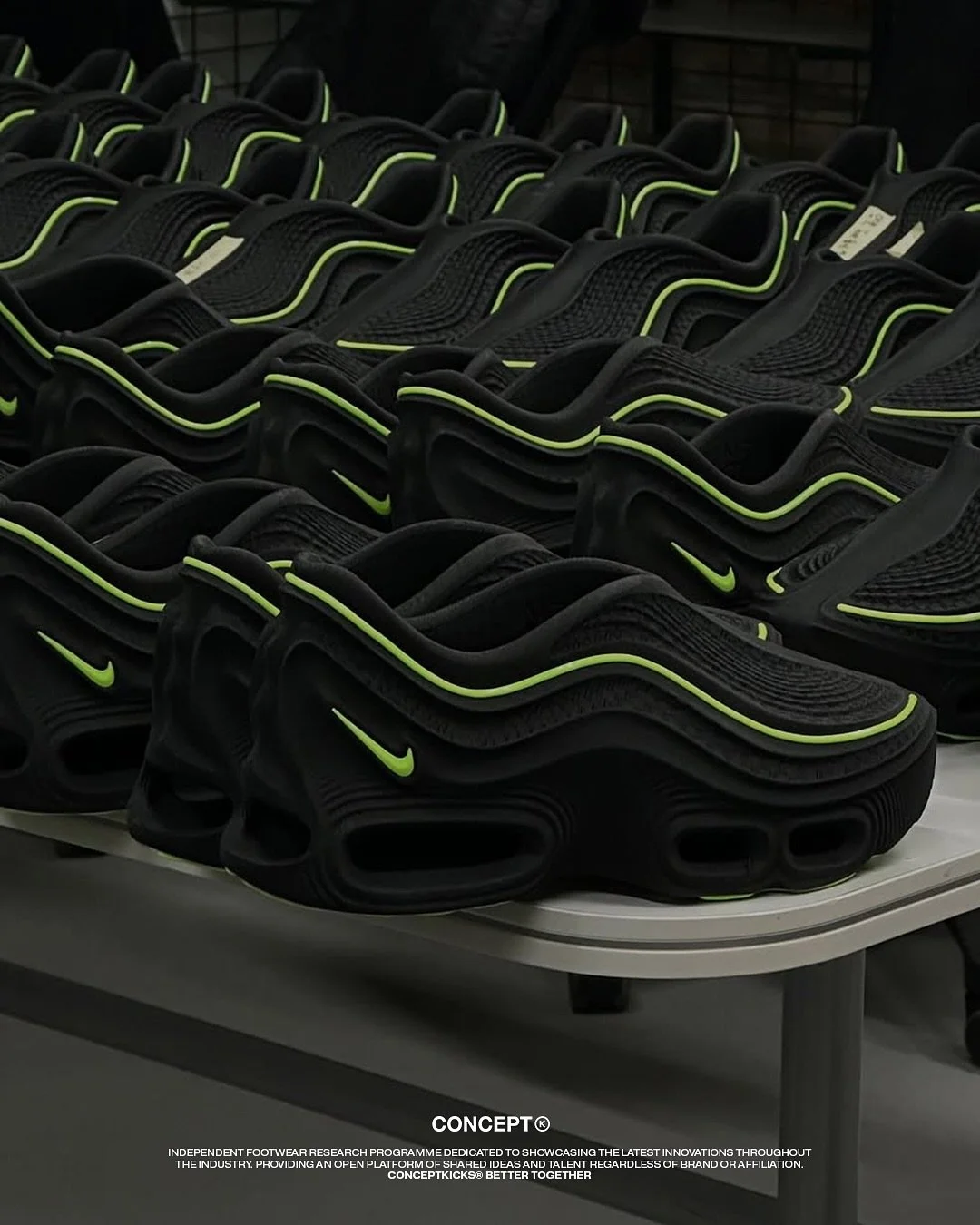 BEHIND THE DESIGN :: AIR MAX 95000

A study in digital craftsmanship and material evolution, the Nike Air Max 95&rsquo;000, developed with @zellerfeldofficial, reinterprets the language of visible Air through additive manufacturing.
Shared by @_cris.
