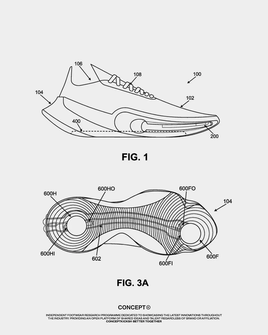 Adaptive motion :: Nike fluid support patent 2025

Nike&rsquo;s patent filed earlier this year introduces a &ldquo;Fluid Movement Controller&rdquo; system - an adaptive midsole architecture that redefines how cushioning and motion can interact.
The d