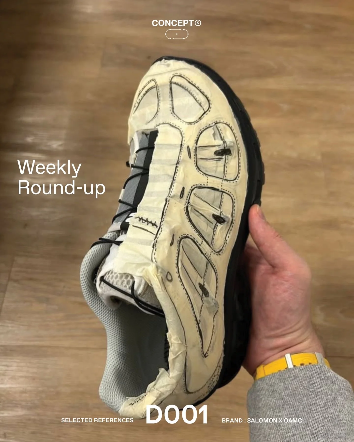 (D)evelopment &rarr; Weekly Round-up

A snapshot of footwear development - ideas transitioning from sketch to sample, where form, material, and intent are still being negotiated. Process-led design, viewed before resolution.

2, 3 &rarr; Kiko Kostadi