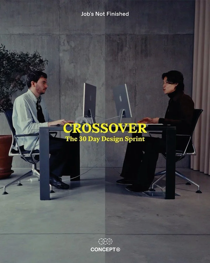 Job&rsquo;s Not Finished &rarr; Crossover

Across the month, everything stayed visible, from the first sketches to the inevitable detours. The process becomes the story. You can see the concessions that collaboration requires and how one discipline p