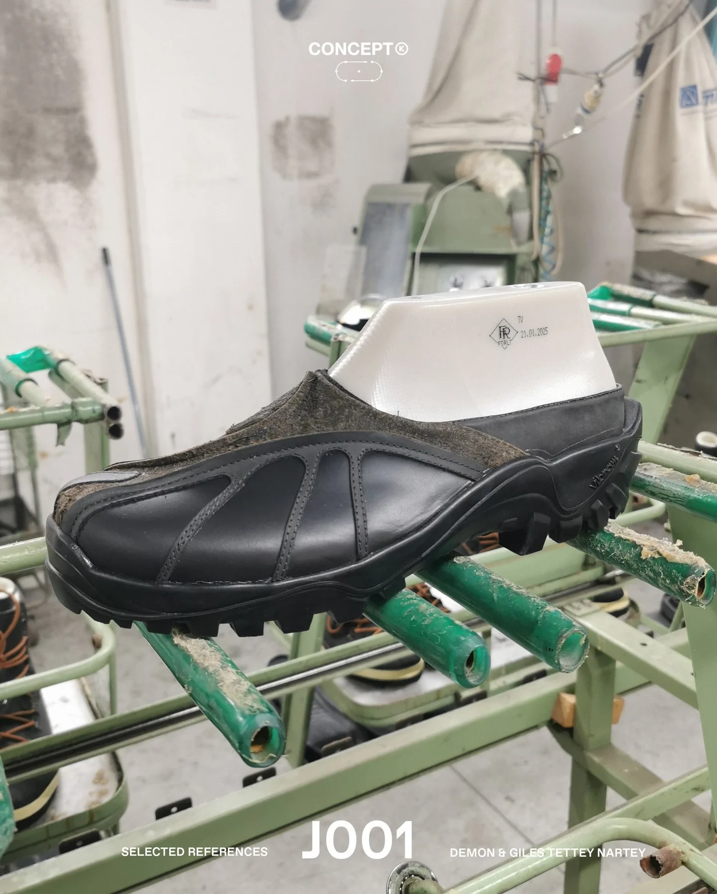 (J)ournal &rarr; Demon GTM Mule

Exploring the full design and development journey behind the Demon GTM Mule - a collaboration between @demon____official and British-Ghanaian artist and architect @gilestetteynartey 

The upper&rsquo;s ribbed leather 