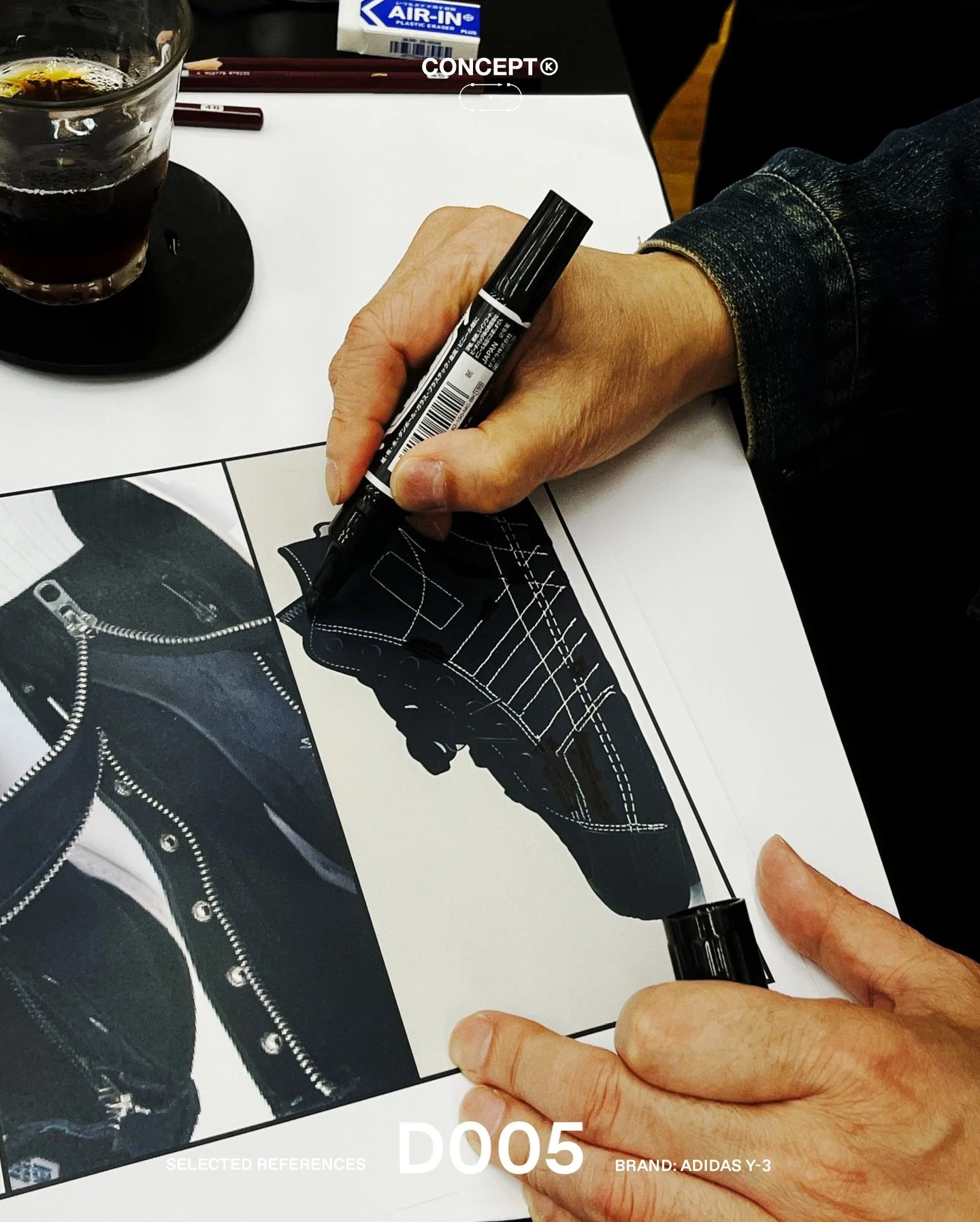 (D)evelopment &rarr; Y-3 Nizza

Exploring the design and development of the @adidasy3 Nizza, shared by Y-3 footwear design director @aurelienlongo_perso 

The project studies the graphic language of the three stripes-fragmenting, layering, and integr