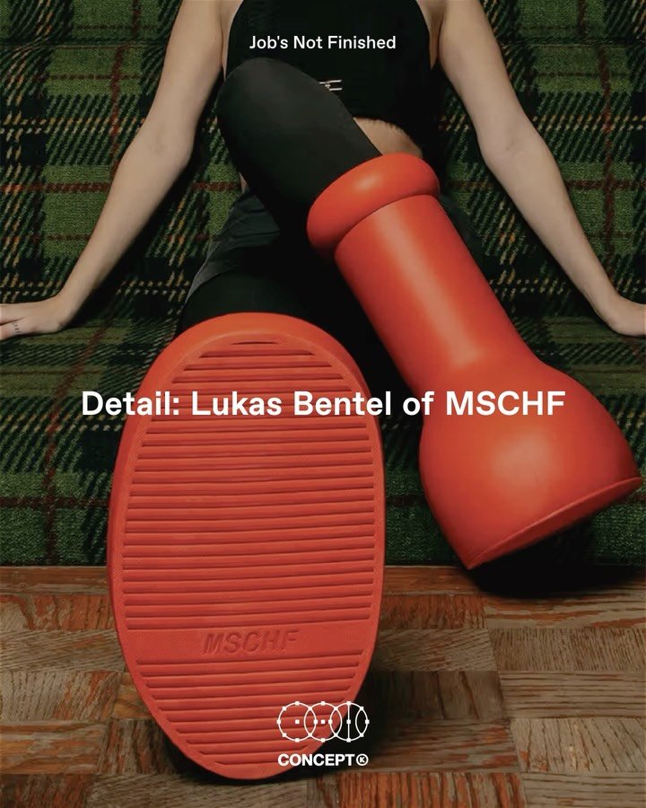 Job&rsquo;s Not Finished &rarr; Detail @hi.lukas 

We&rsquo;re sitting down with Lukas Bentel, Creative Director of @mschf , for the first instalment of Detail, a new series within Job&rsquo;s Not Finished that goes deep with singular creatives on ho