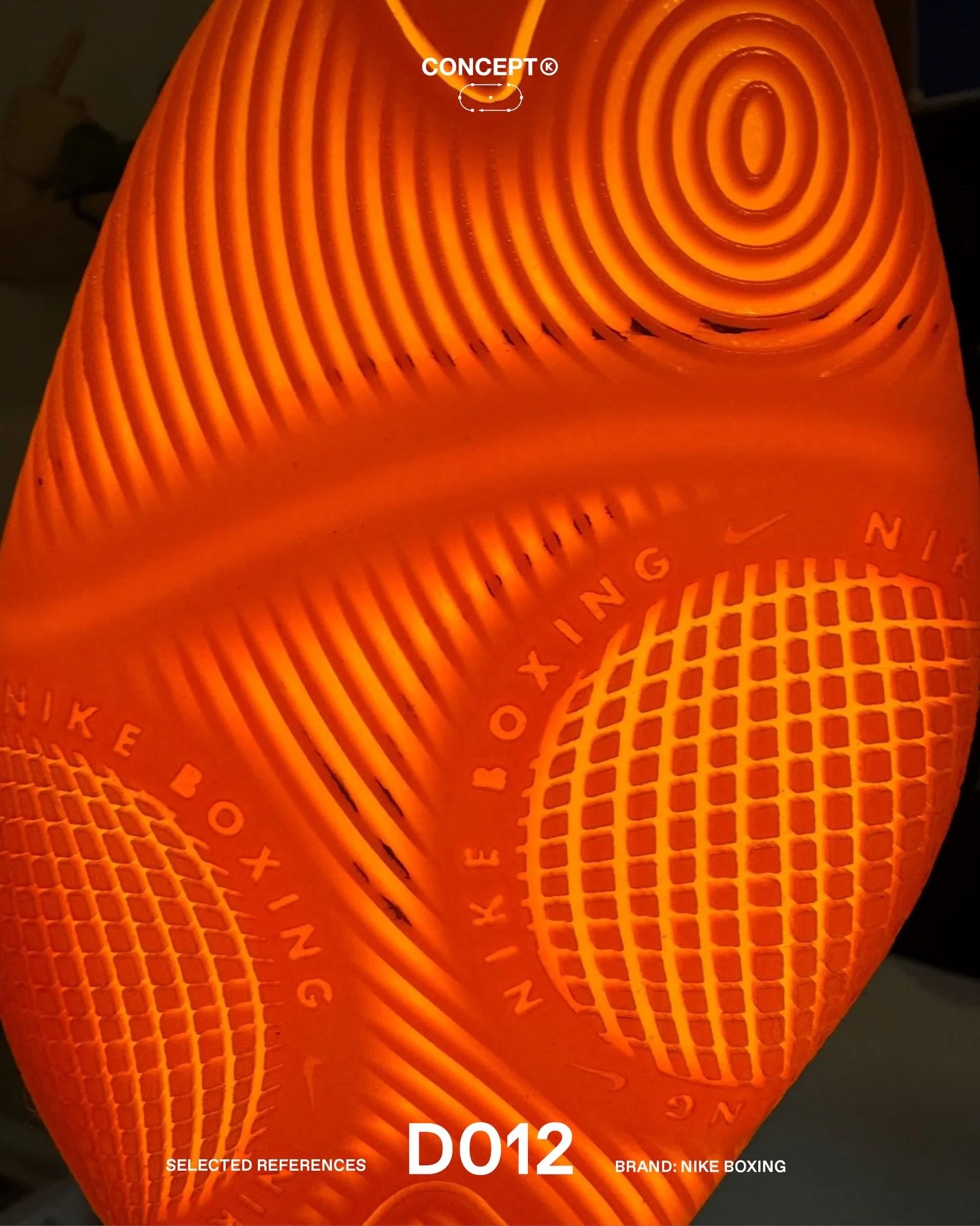 (D)evelopment &rarr; Nike Boxing HKO 3

A performance update on one of boxing&rsquo;s most established silhouettes. The upper is rebuilt in monomesh for lightweight breathability, reinforced with cast PU structures that follow the anatomy of the foot