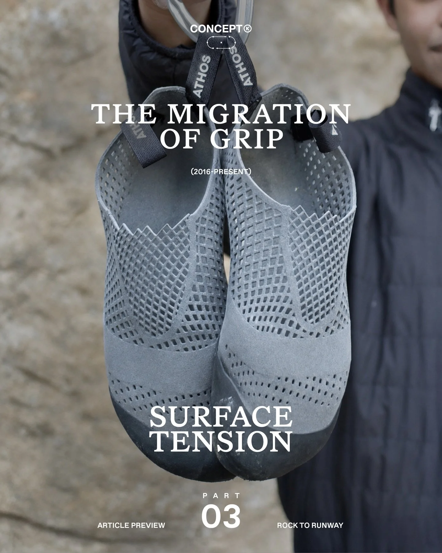 Article Preview &rarr; Surface Tension : Part 03

Parts 00 through 02 of our Surface Tension series traced rubber from early protective footwear through the emergence of modern sticky rubber. They followed the path from Vibram&rsquo;s original sole d