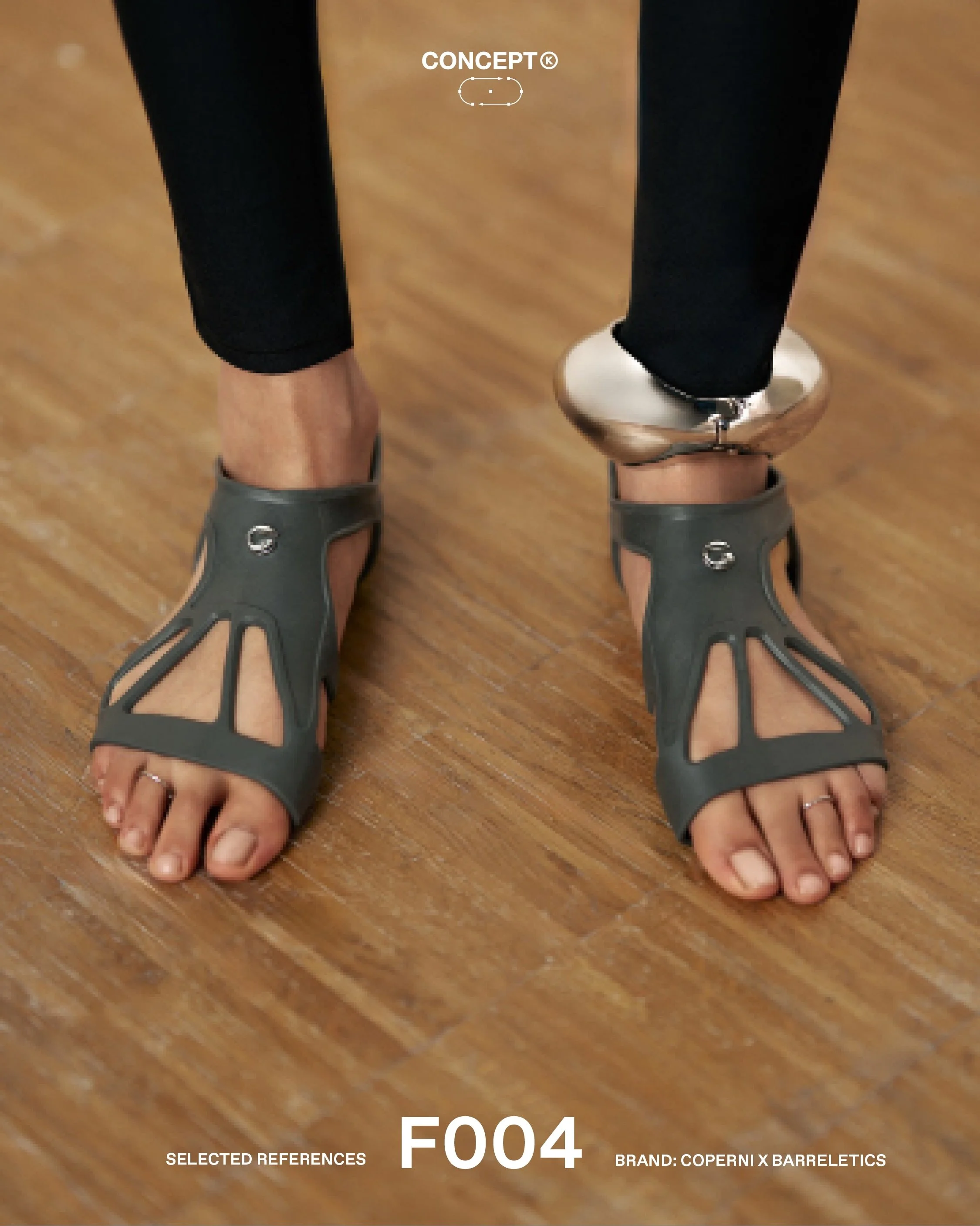 (F)unction &rarr; Coperni x Barreletics

First introduced on their SS26 runway, the Coperni x Barreletics Grip Sock applies Coperni&rsquo;s design language to footwear built specifically for studio training. Presented in an exclusive collaborative co