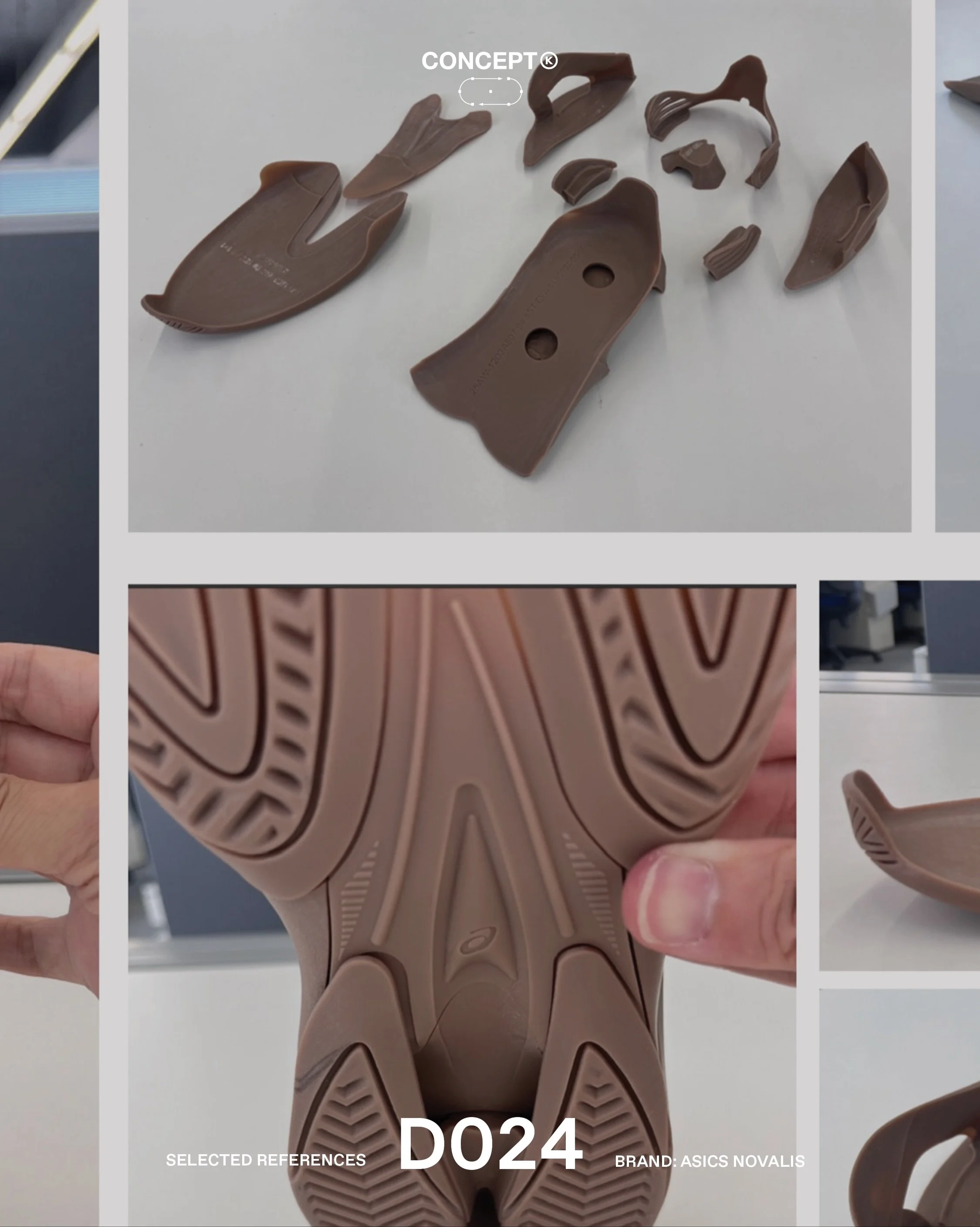 (D)evelopment &rarr; ASICS NOVALIS GEL-TEREMOA II 

Development imagery offers a closer look at the thinking behind the silhouette&rsquo;s evolution. In development since January 2024, the project draws from a mix of weightlifting footwear, sprint sp
