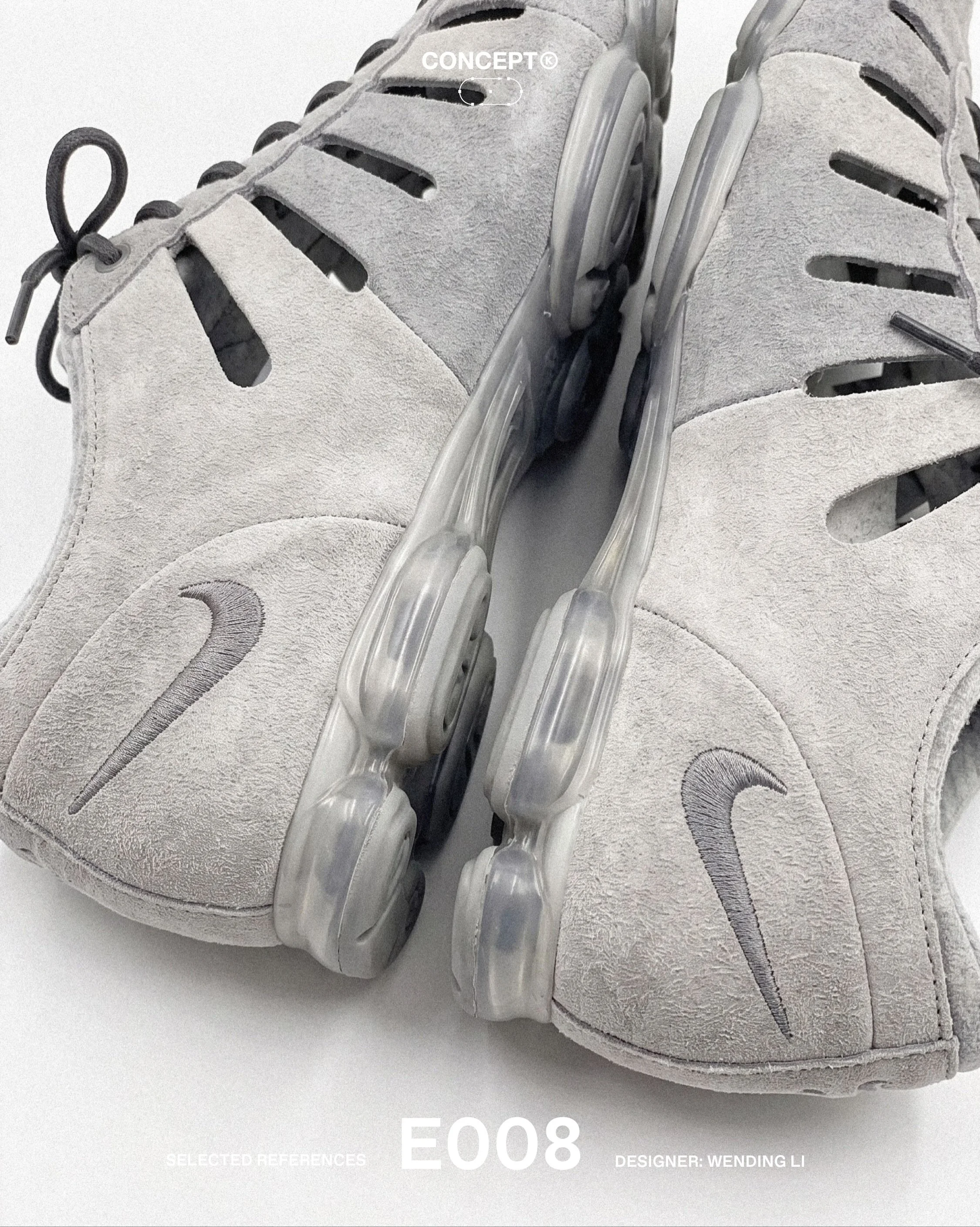 (E)xperiment &rarr; Wending Li

Some of the most compelling footwear concepts aren&rsquo;t created to be manufactured. @wyndelete speculative Nike renders revisit legacy tooling, components, and proportions through a fresh lens, blurring the line bet