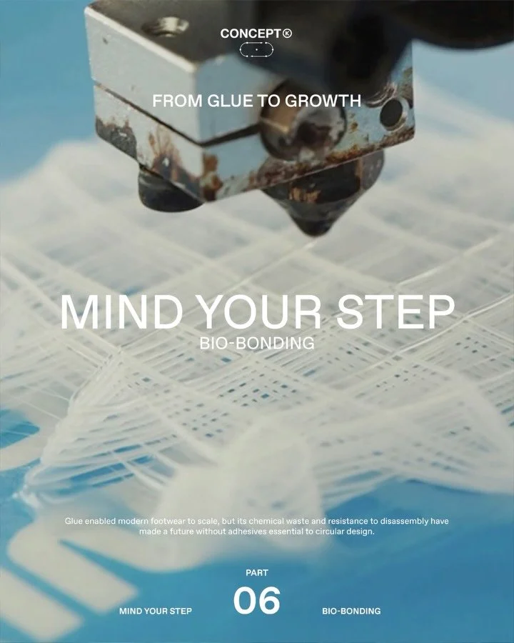 Article Preview &rarr;&nbsp;Mind Your Step : Bio-bonding

Most modern shoes are held together by glue. It is such a familiar part of footwear construction that often remains behind the scenes when conversations tend to focus on design and performance