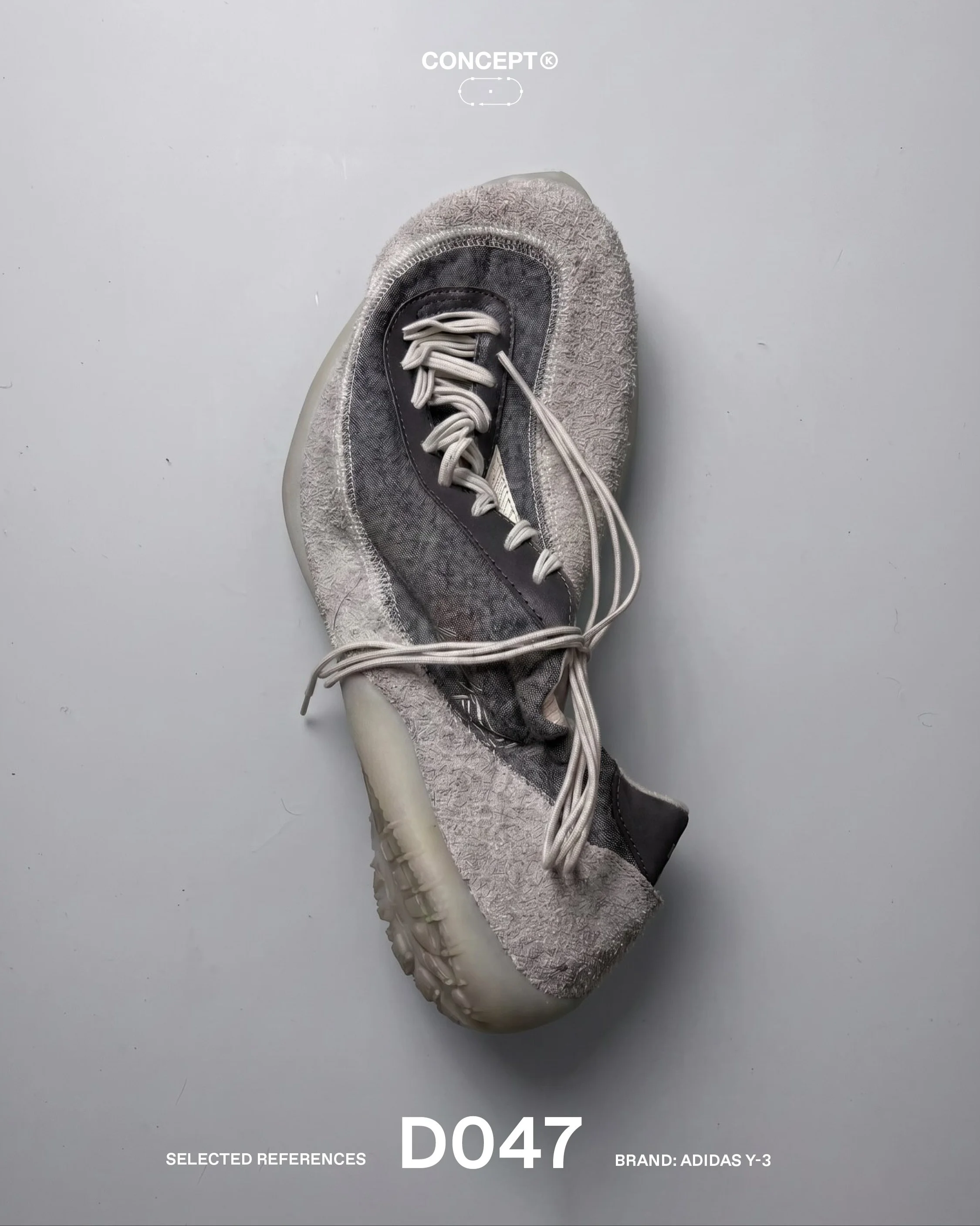 (D)evelopment &rarr; adidas Y-3

Development of the Y-3 Tokyo Warped explores how adidas&rsquo; track-and-field heritage can be pushed into something distinctly unconventional. Starting from the low-profile Tokyo, the silhouette is twisted off-axis, 