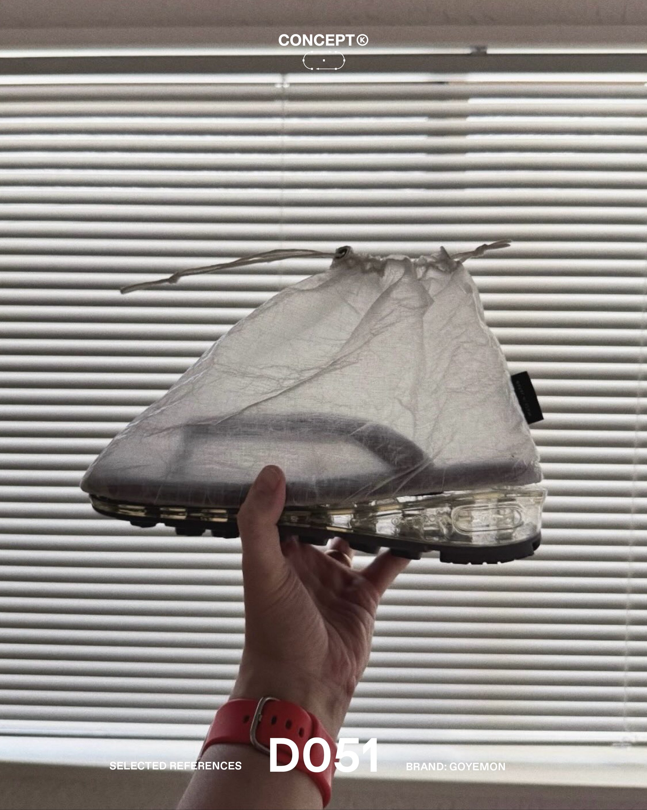 (D)evelopment &rarr; goyemon

Building on the ongoing evolution of unda, @goyemon_japan&rsquo;s fusion of traditional setta and sneaker-inspired cushioning, the Shitōzu project explores a new direction for the silhouette. Taking inspiration from the 