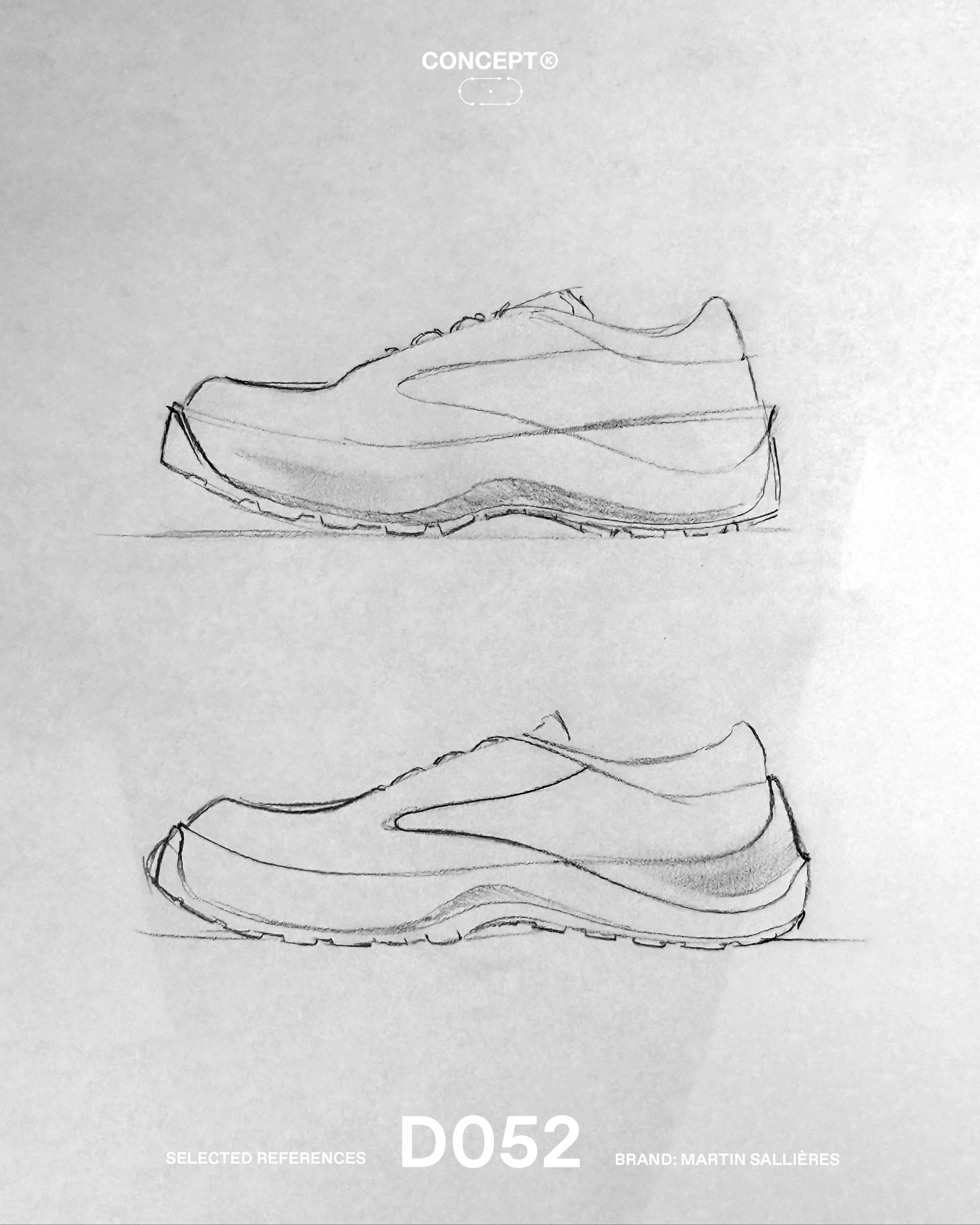 (D)evelopment &rarr; Martin Salli&egrave;res 

The Bumper brings together a series of familiar footwear elements in an unexpected way. A traditional moc-toe construction sits within a substantial layered sole, while a drawcord closure and TPU heel sp