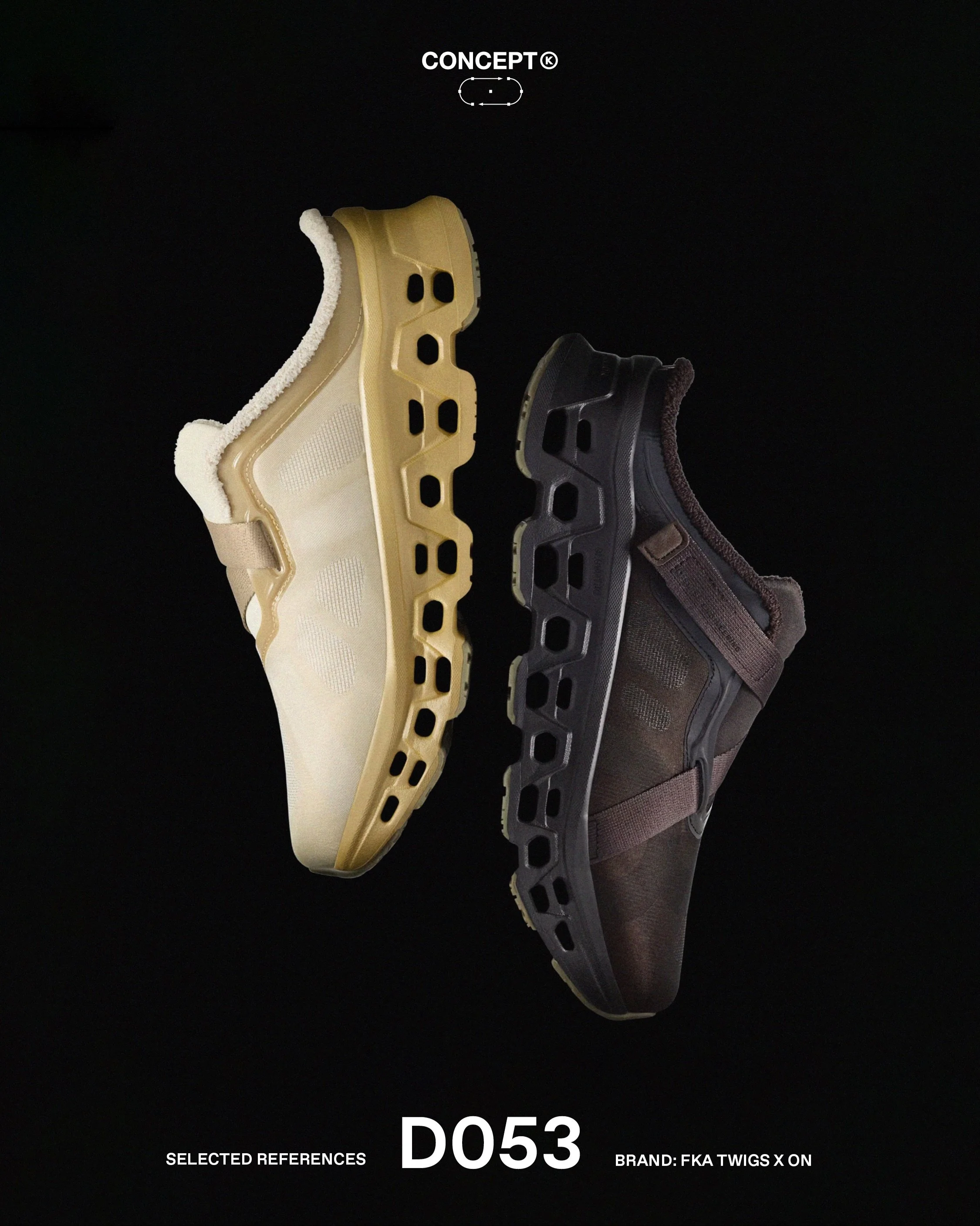 (D)evelopment &rarr; FKA twigs x On

The Cloudmonster 3 Mule takes @on established performance platform into an entirely new form. Built around the Cloudmonster&rsquo;s triple-layer CloudTec&reg;️ cushioning, the design removes the traditional runnin