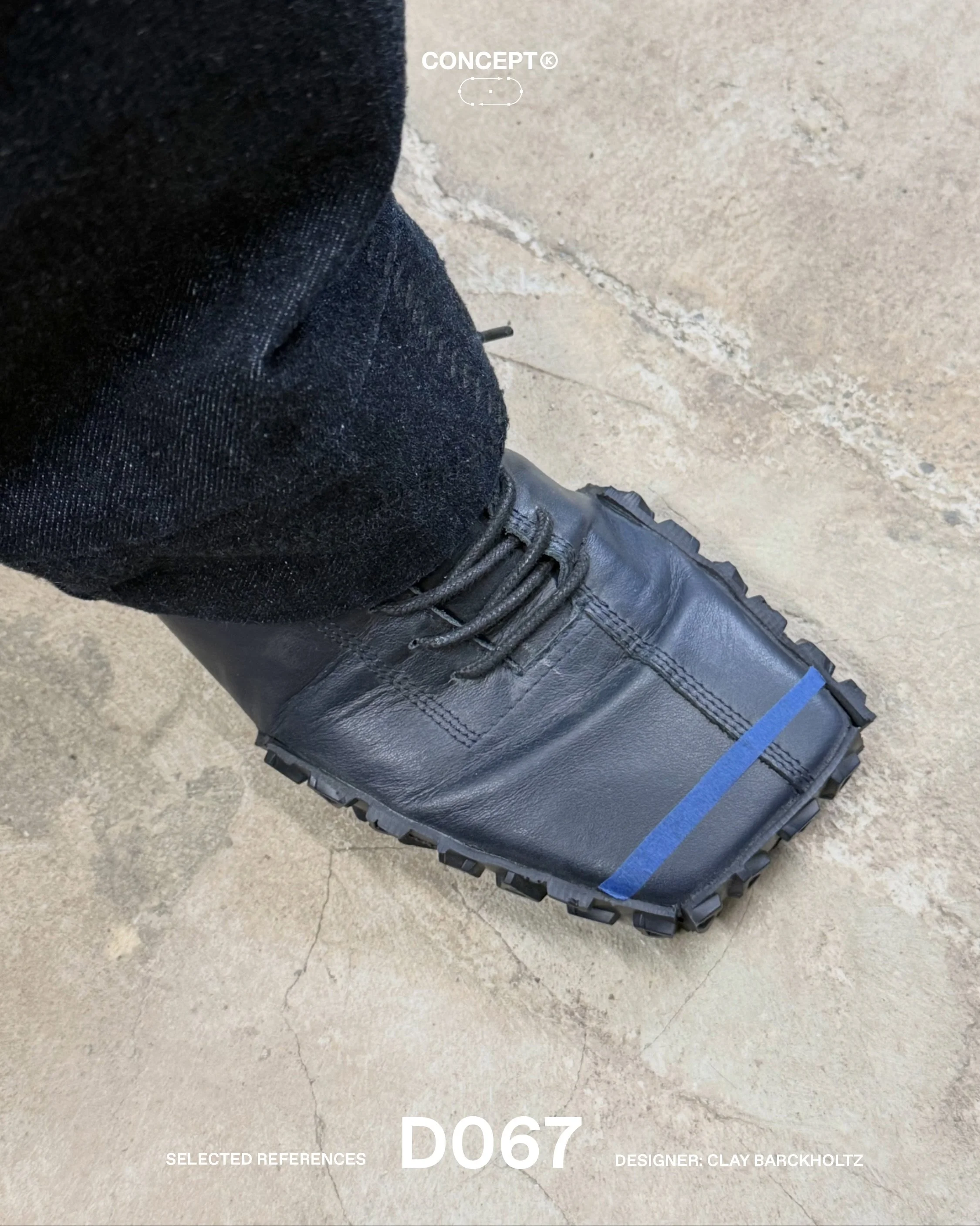 (D)evelopment &rarr; @claybarckholtz 

New York-based designer Clay Barckholtz explores a contemporary interpretation of the classic driving shoe with the Durkopp. Still in development, the project takes a familiar footwear category and shifts its ch