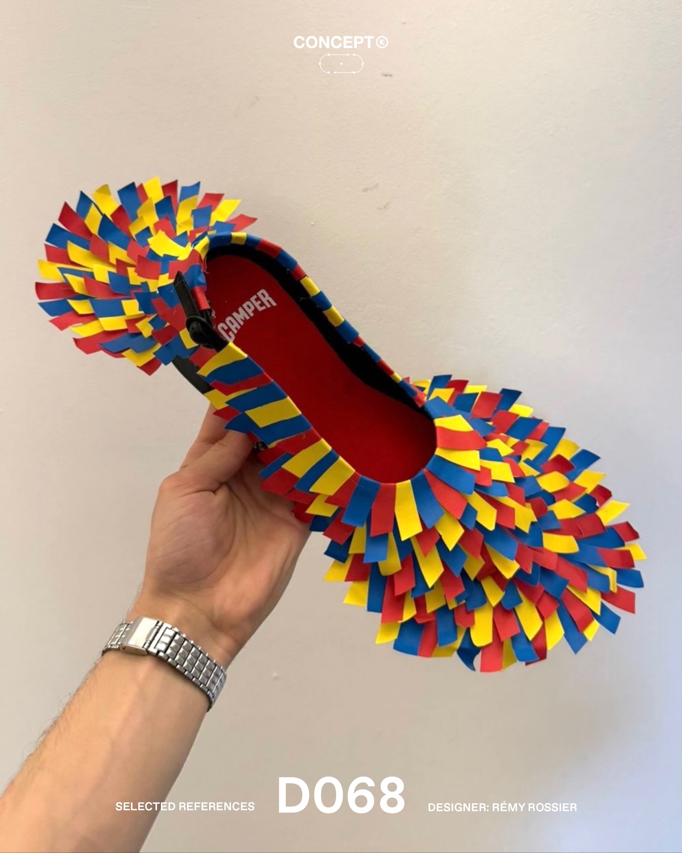 (D)evelopment &rarr; @remyrossierleutwyler 

Footwear prototypes developed by R&eacute;my Rossier during CAMP 10, @camper @fundacioncamper residency programme in Mallorca. The ten-day workshop brought together participants from different countries to