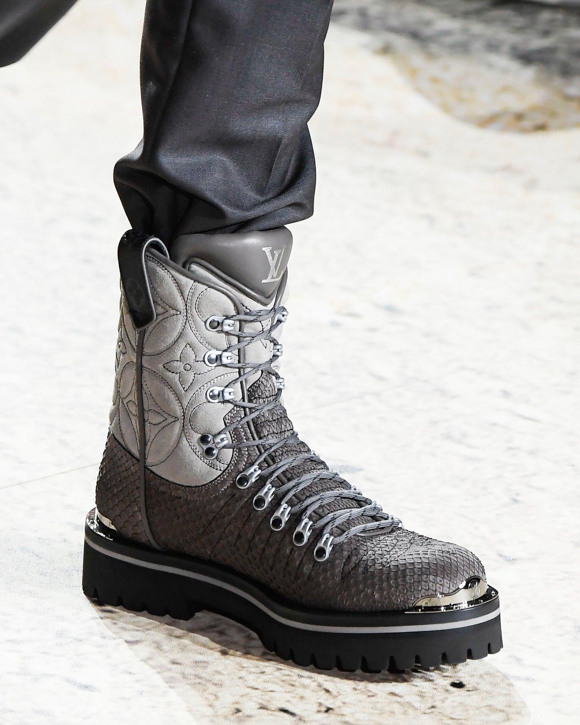 Louis Vuitton LV Baroque Ranger Boot, Black, 7