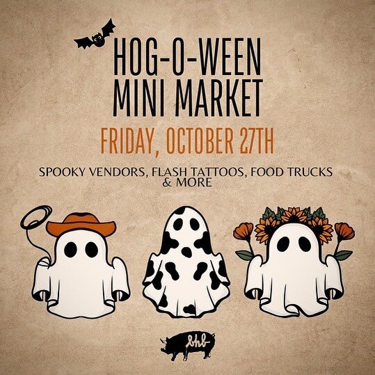 👻 We&rsquo;re so excited for @blackhogbeer&rsquo;s HOG-O-WEEN event tomorrow!! We&rsquo;re going to be slanging some Halloweeny flash tattoos 🎃

We&rsquo;re gonna be posting the flash designs today! Keep an eye out 🖤

They have a bunch of vendors 