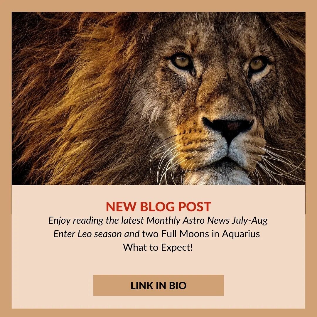 ⭐Monthly Astro News July-Aug 

Please enjoy reading the latest Monthly Astro Newsletter on my website.⭐ Welcome Leo season and two Double Full Moons in Aquarius 🌝
#soulstarastrology #monthlyastrology #horoscopes #leoseason #leoseason♌️ #leomemes #fu