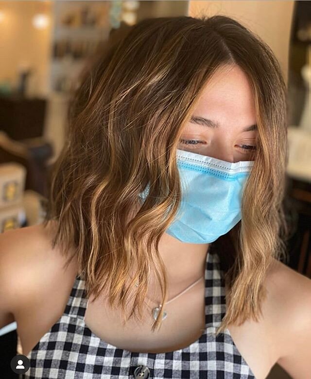 Another day, and another happy client. @anny.rae knows what&rsquo;s up 😷🥰. @paris.pratt beautiful as always