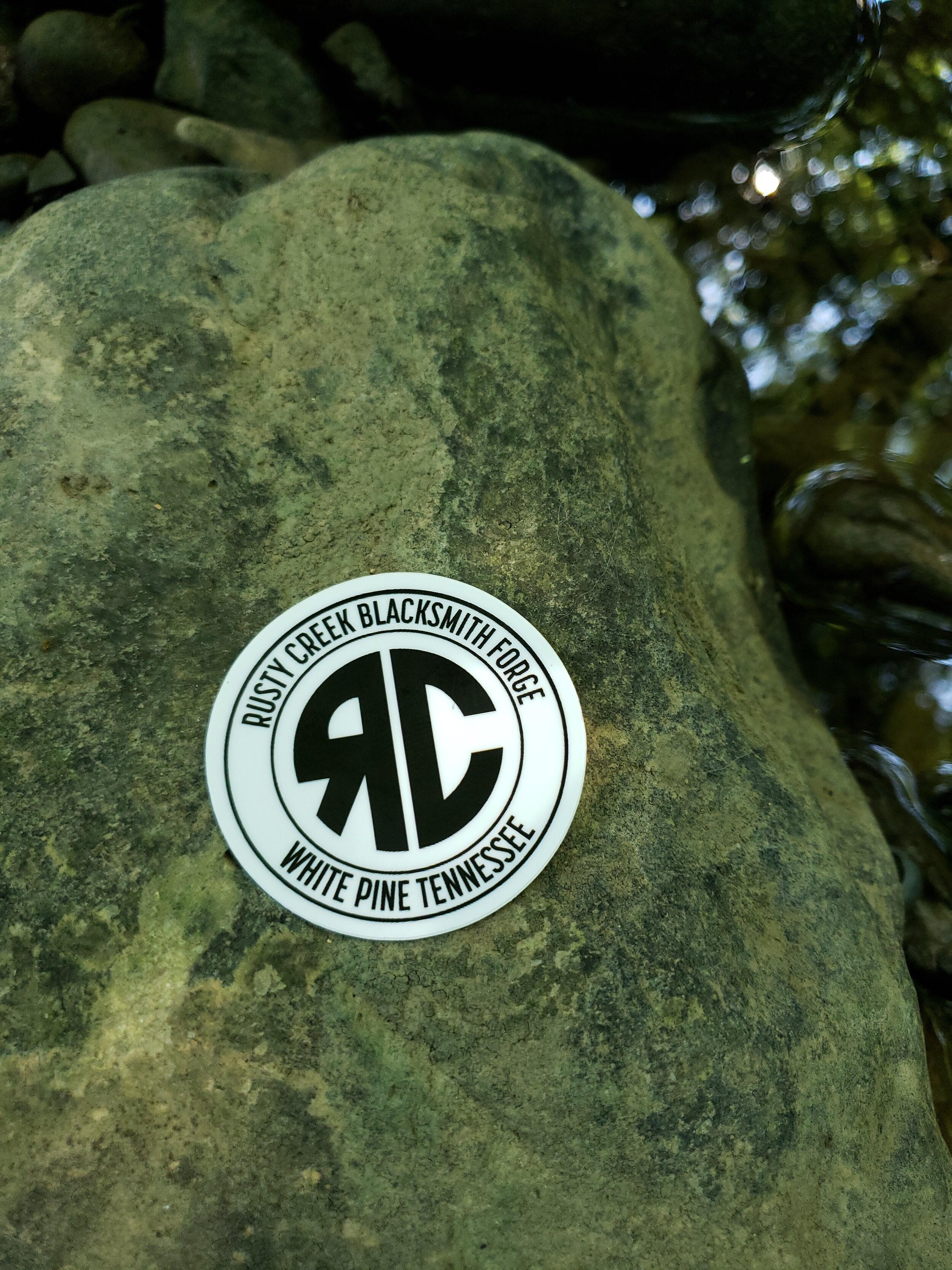 2’’ Rusty Creek Forge Sticker - Round
