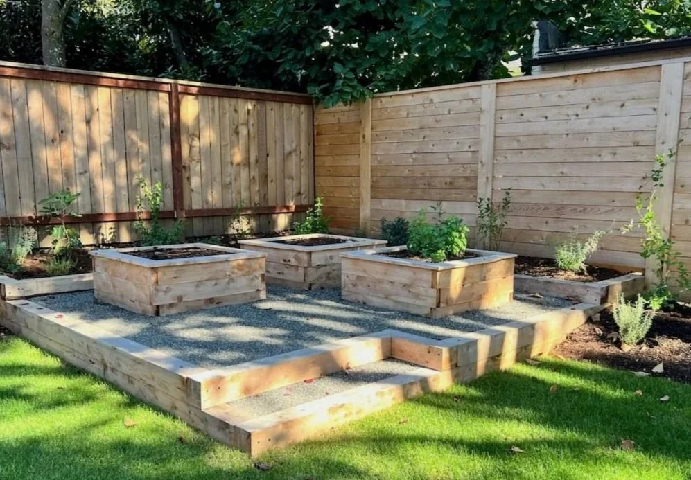 Juniper Raised Bed on Patio