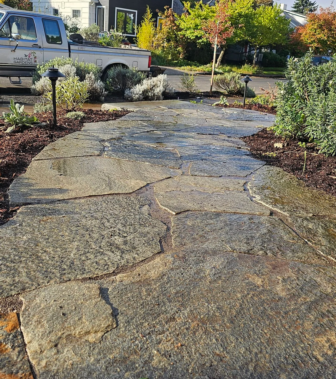 quartzite pathaway flagstone