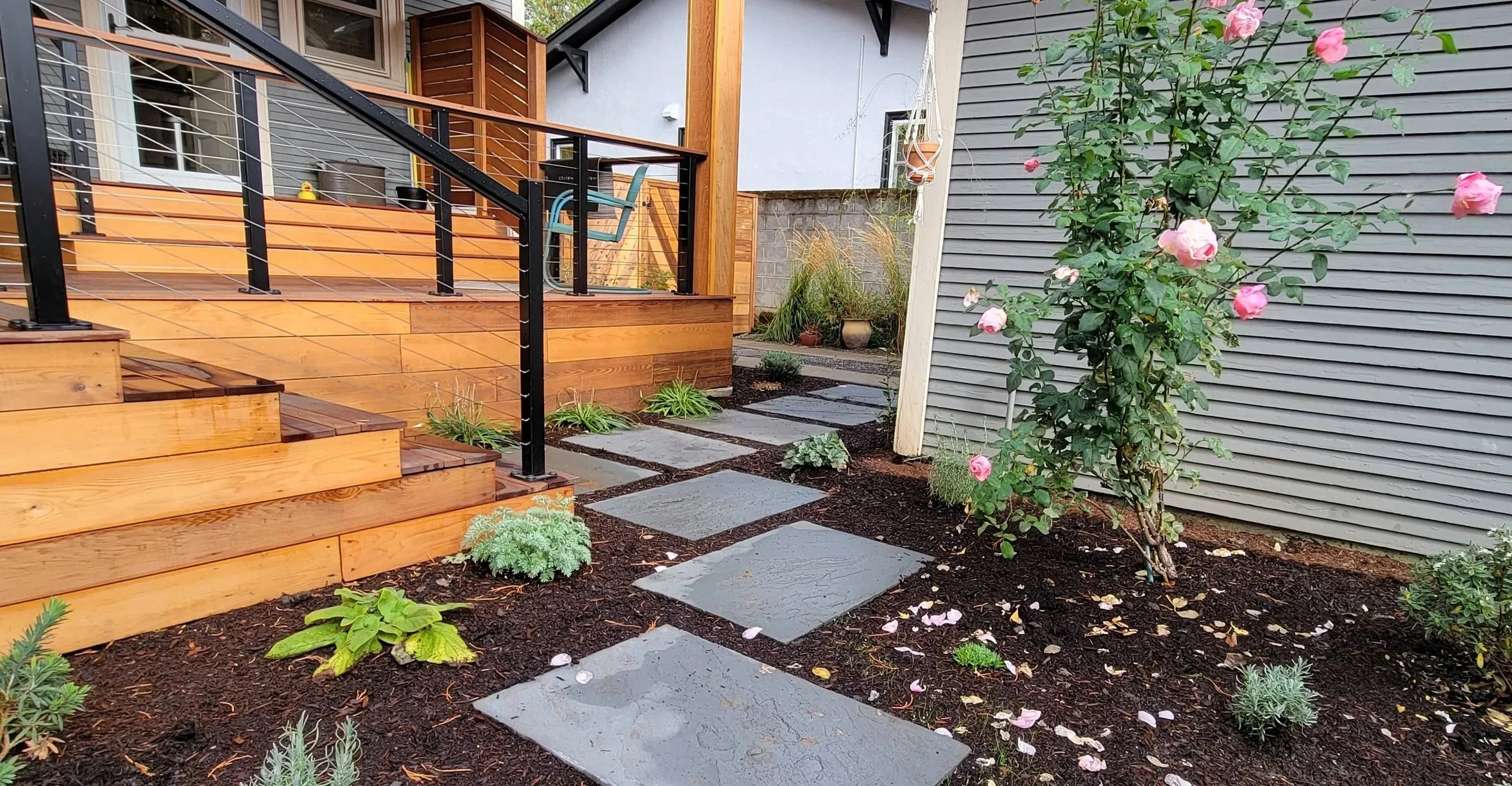 slab pathway floating