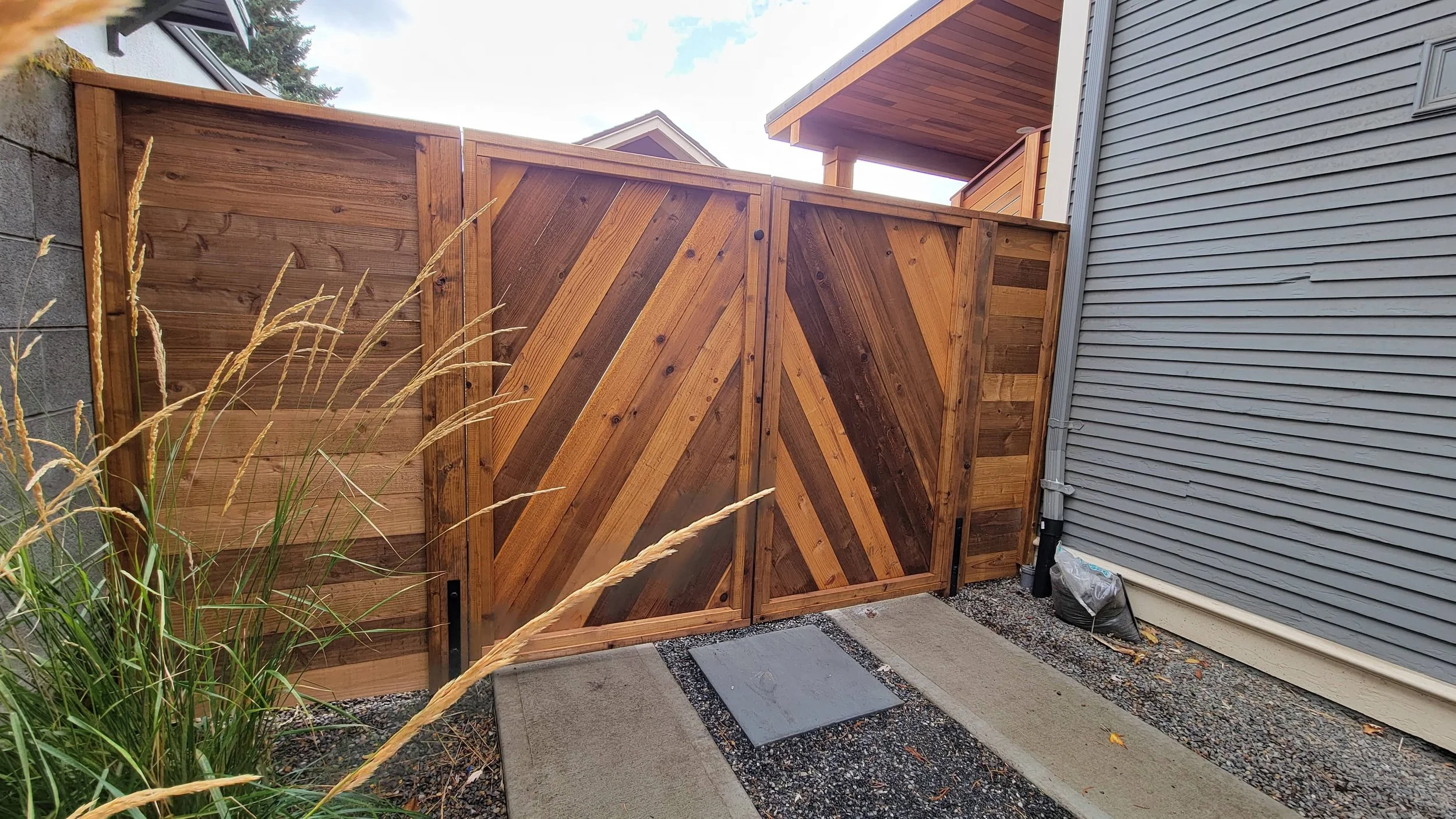 Fancy decorative gate