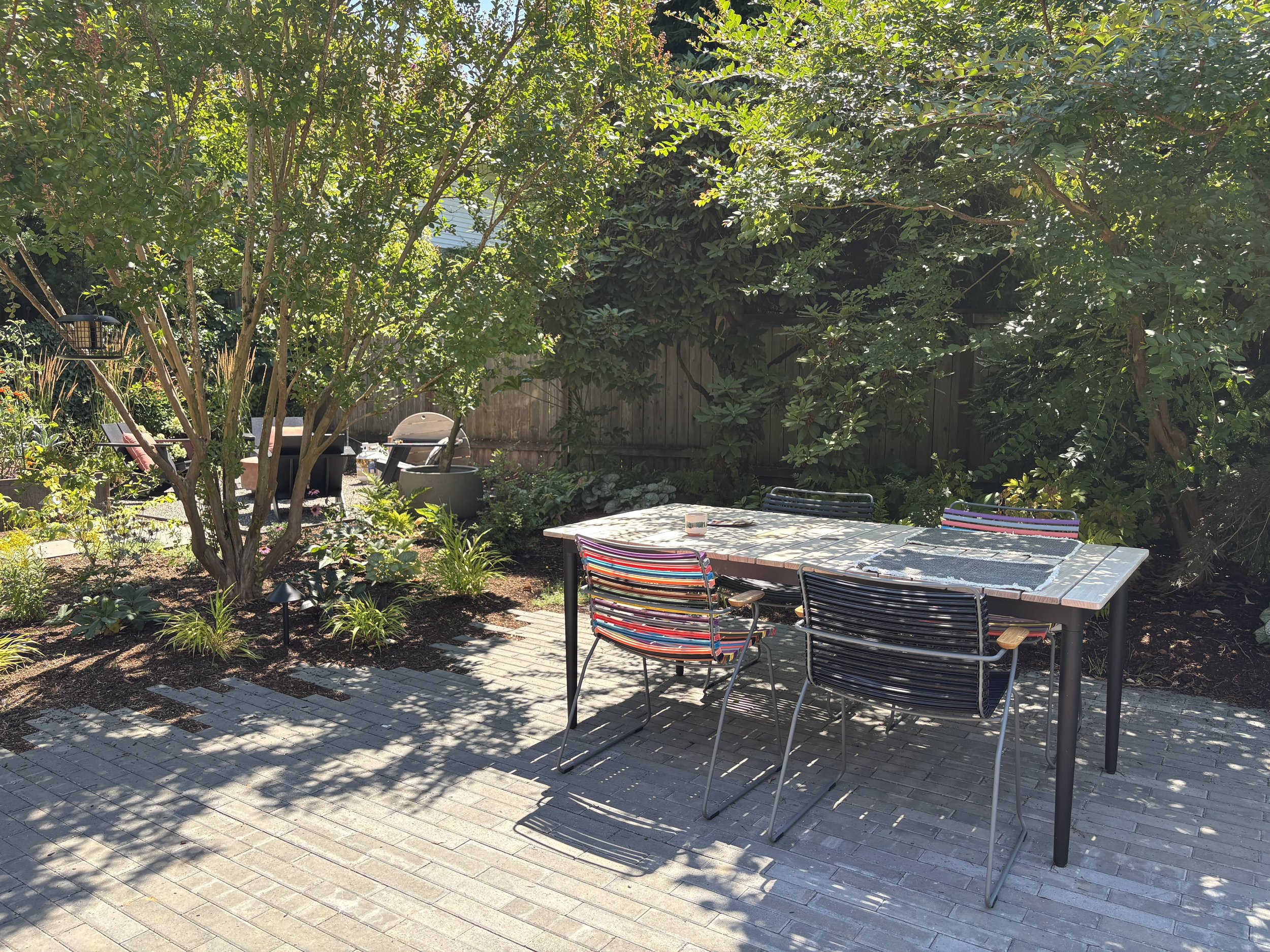 plank paver patio uneven edges