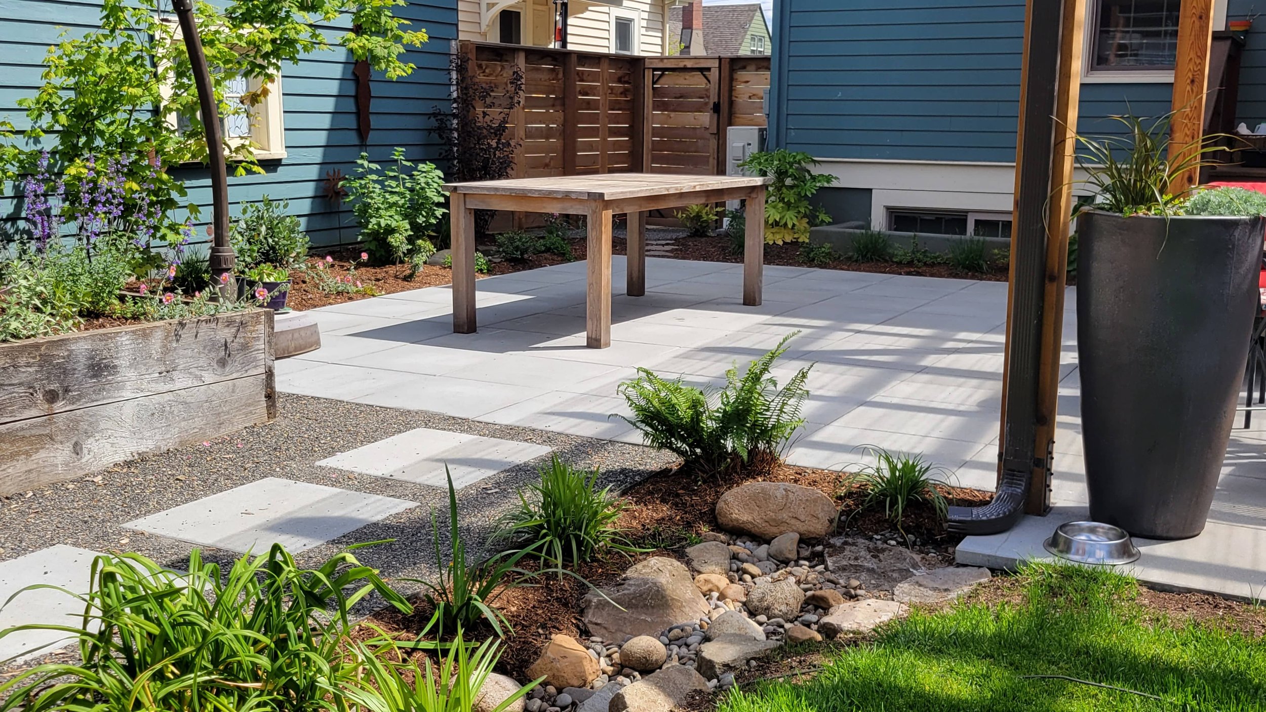 Architectural Slabs back yard patio