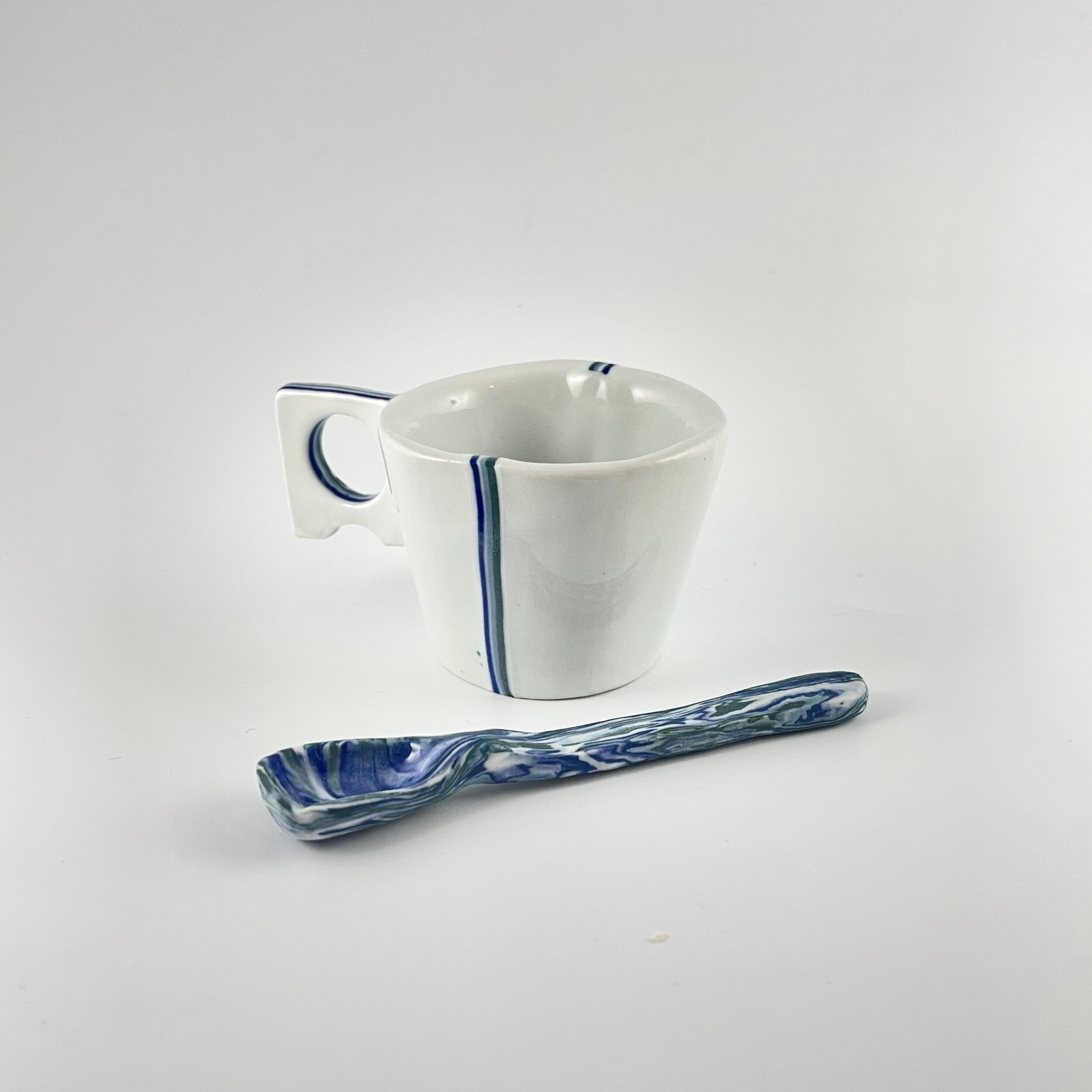 Espresso cup and spoon