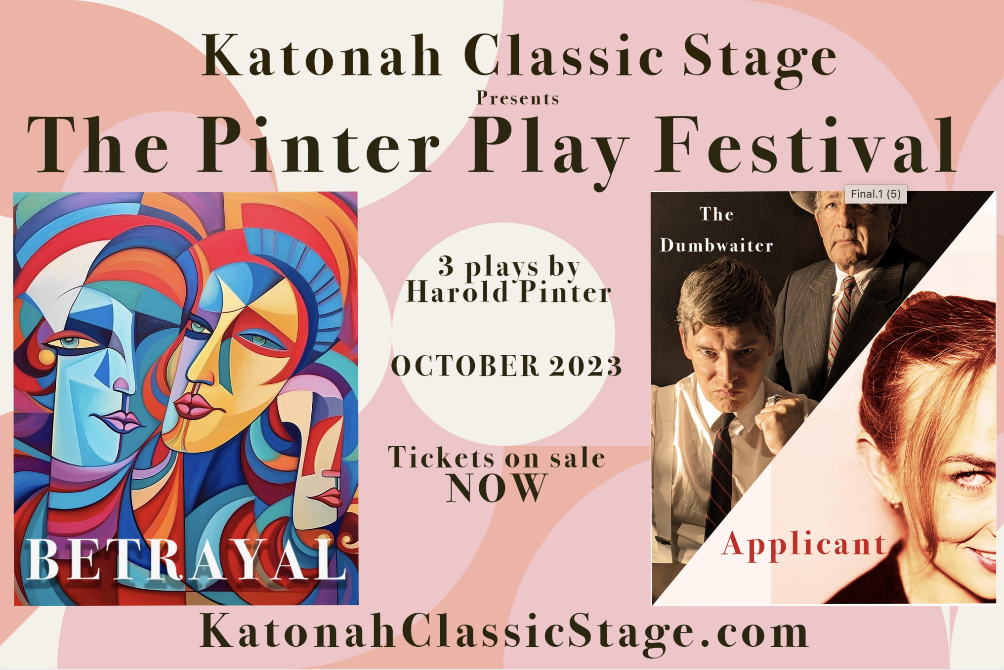 BETRAYAL - Production Stage Manager