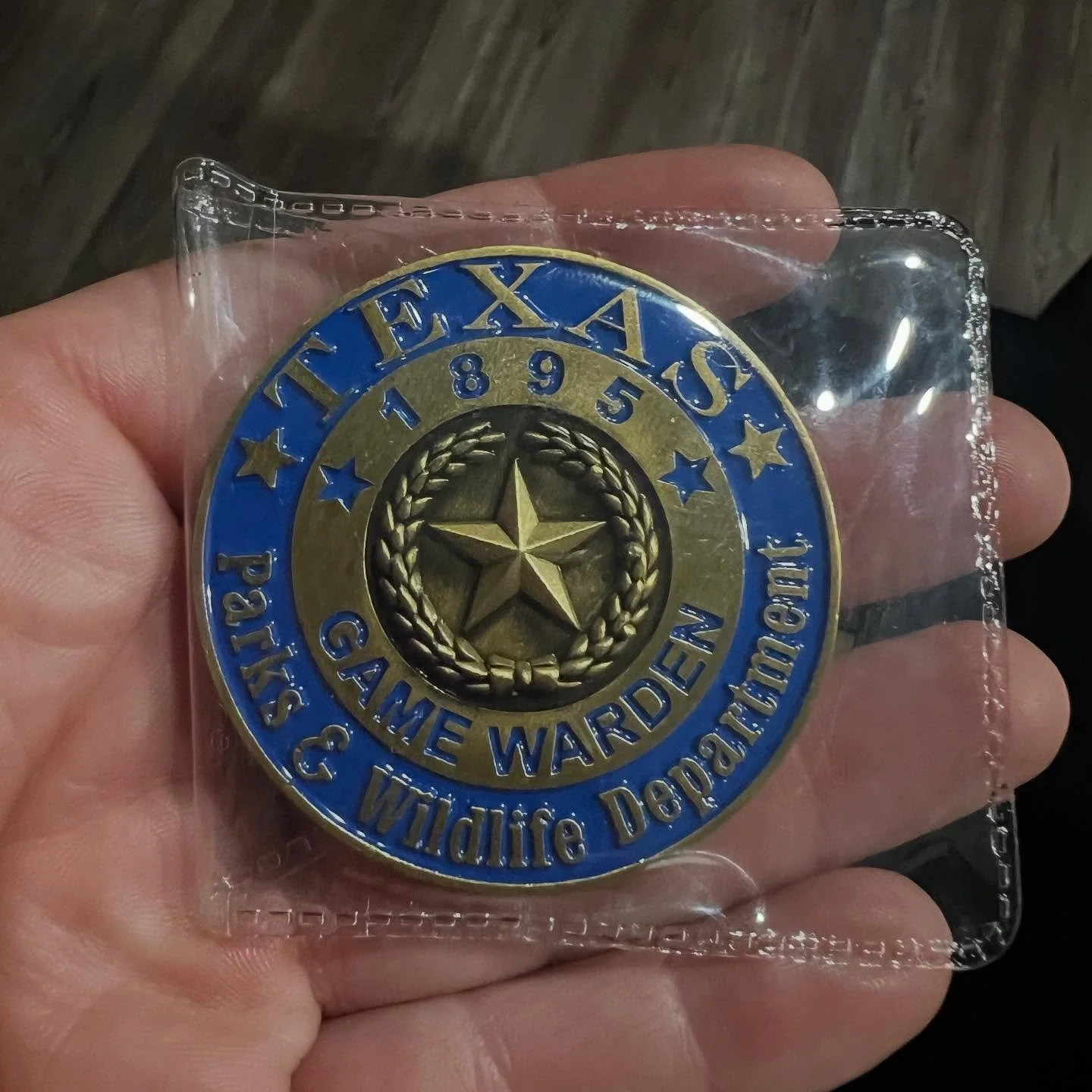 The lovely game wardens gave me a gift for organizing their youth mentored hunt! The raccoon in me loves little shiny things and I&rsquo;ll treasure this forever. #texas #youthhunting