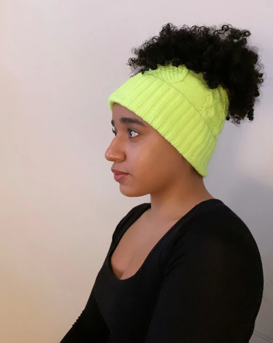 Pom Pom - Satin Lined Knitted Hat 