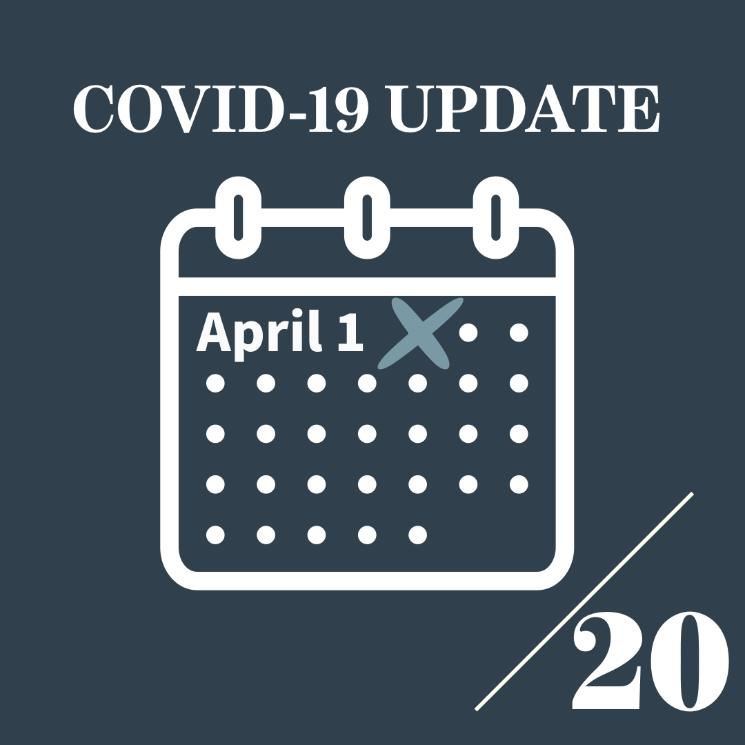 April 1, 2020 Update