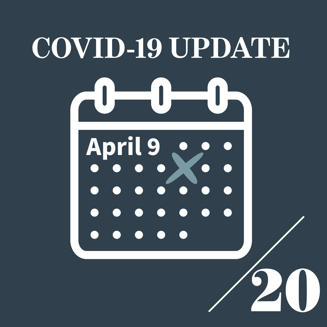 Covid-19 and Property Taxes - April 9, 2020 