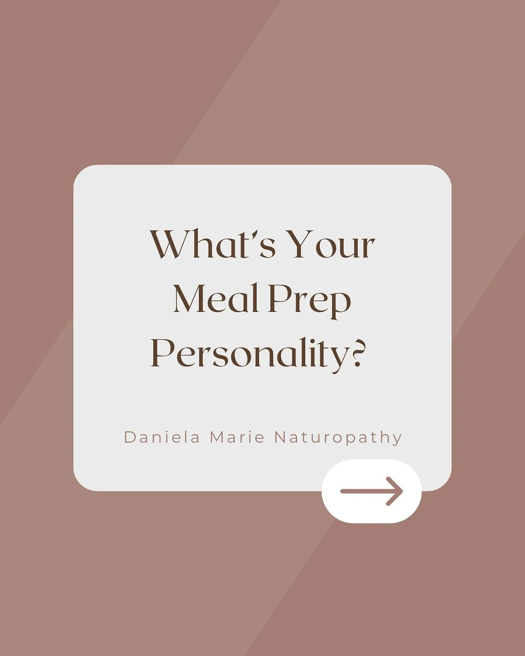 What&rsquo;s your meal prep personality? 

From gourmet overachievers to leftover lovers&hellip; Everyone has a unique approach to meal prep.

But here&rsquo;s the truth, your meals don&rsquo;t have to be perfect, they just need to support your healt