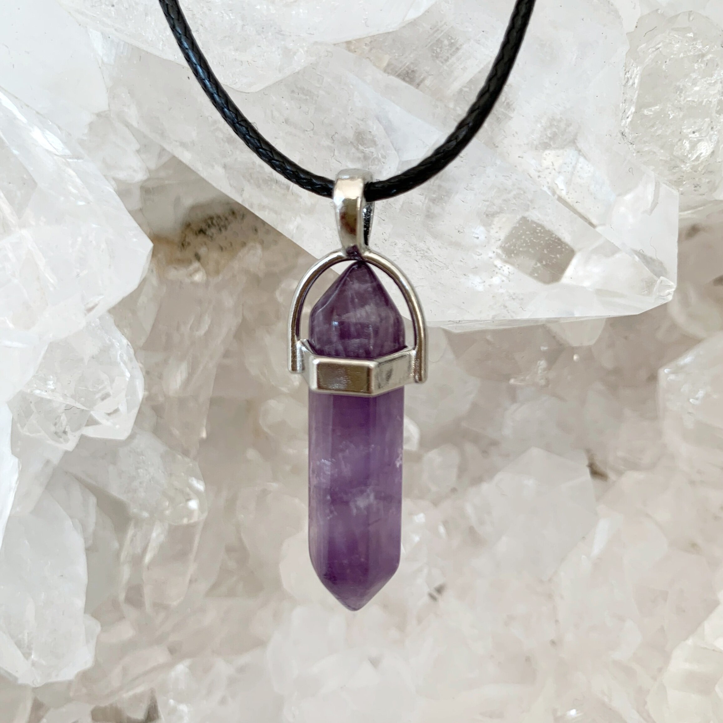 Amethyst Pendant - $14